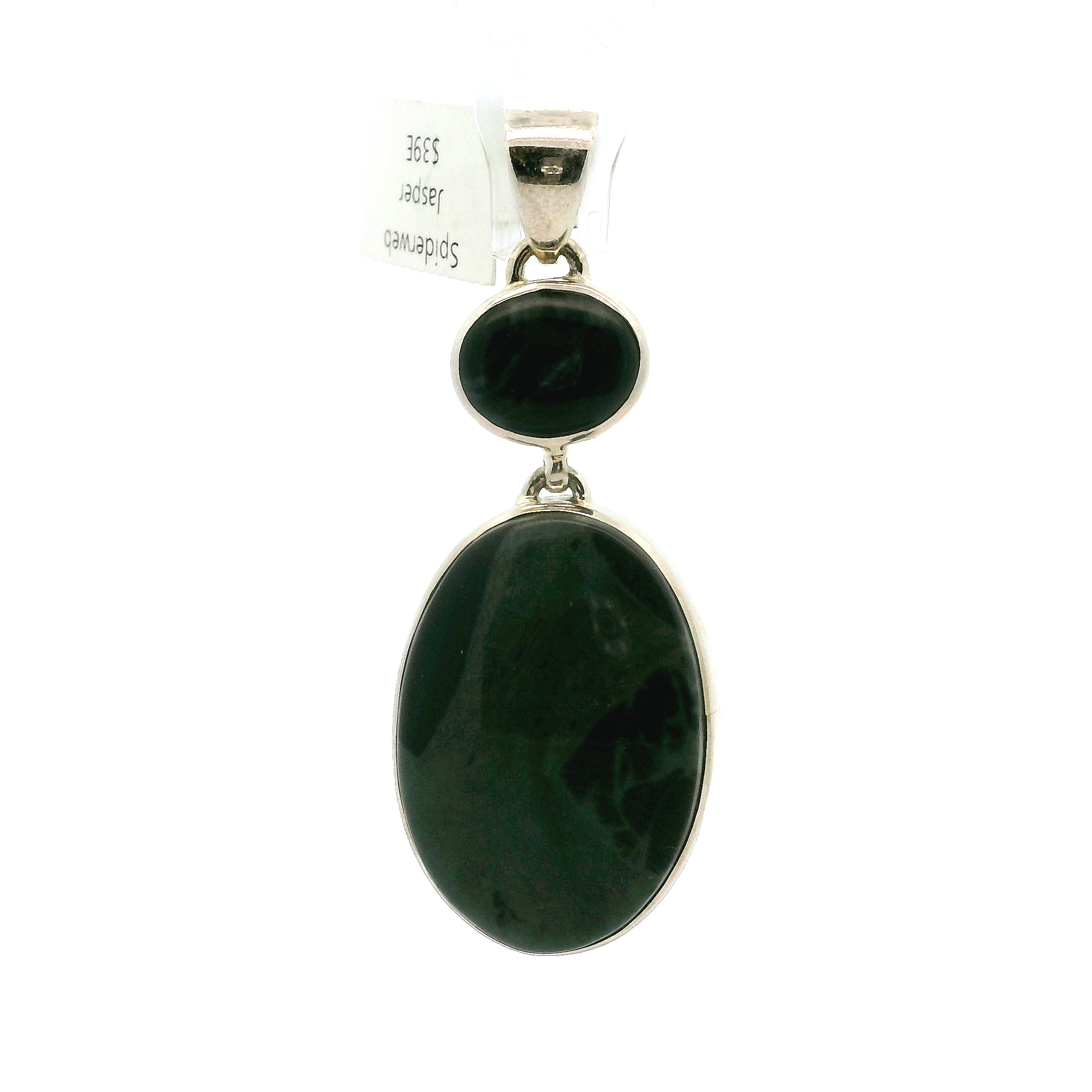 Spiderweb Jasper Multi-Stone Pendant .925 Silver  for Compassion, Healing and Protection