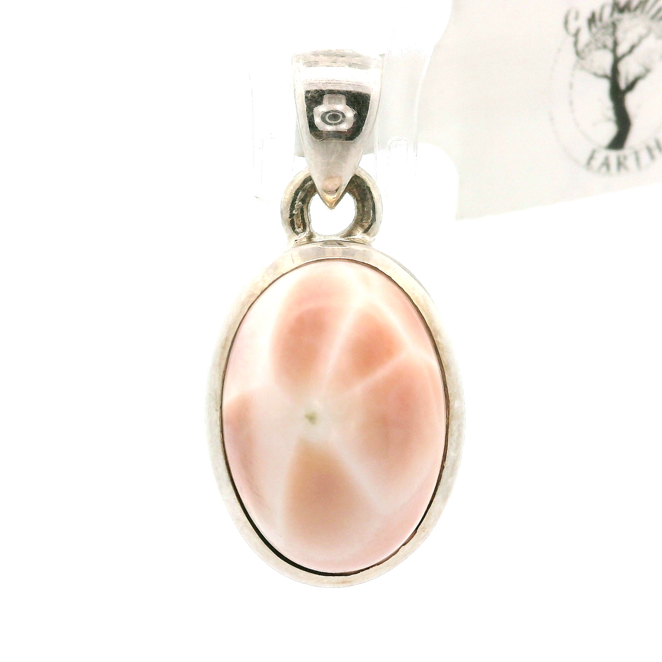 Pink Natrolite Pendant .925 Silver for Channeling, Psychic Abilities and Awakening of your Third Eye Chakra