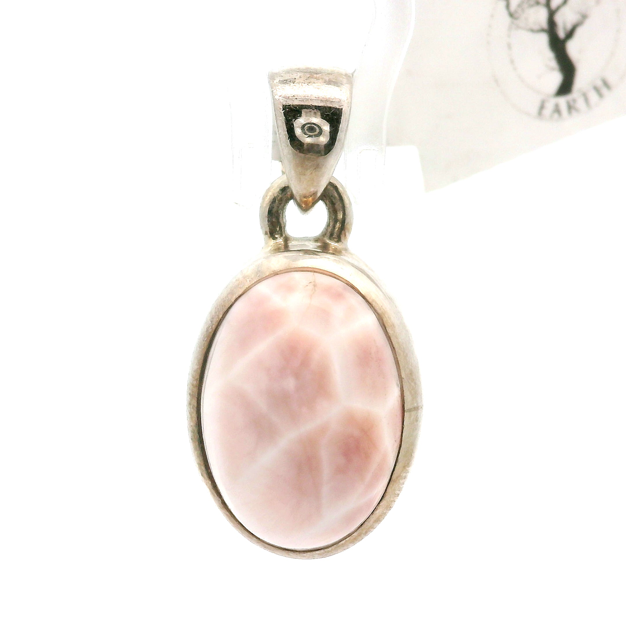 Pink Natrolite Pendant .925 Silver for Channeling, Psychic Abilities and Awakening of your Third Eye Chakra