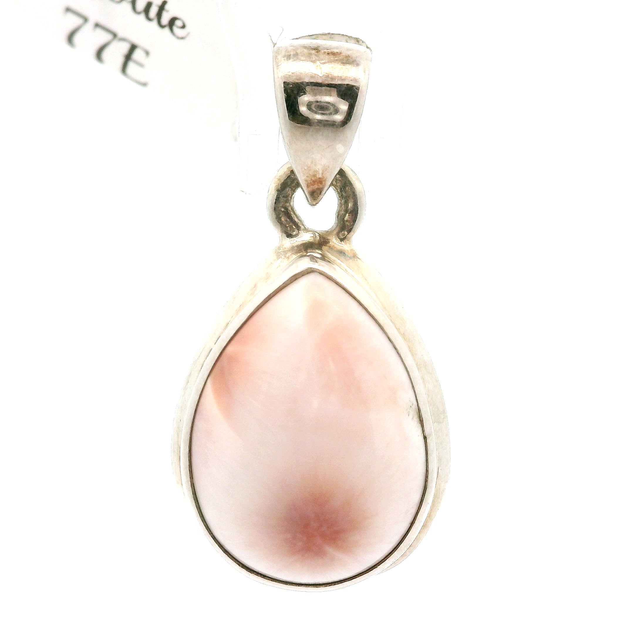 Pink Natrolite Pendant .925 Silver for Channeling, Psychic Abilities and Awakening of your Third Eye Chakra