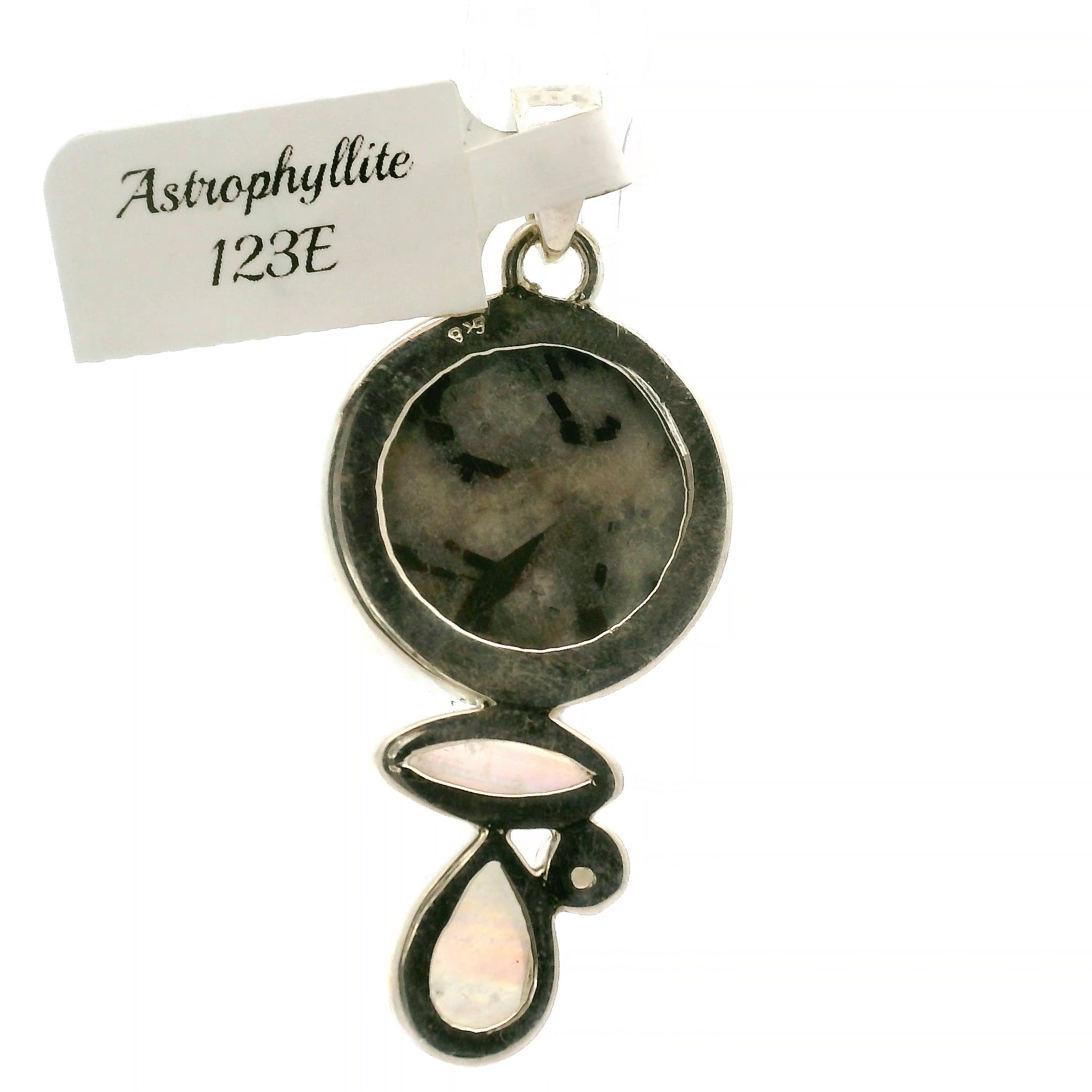 Astrophyllite Multi-Stone Pendant .925 Silver for Bravery, Light Energy and Self Acceptance