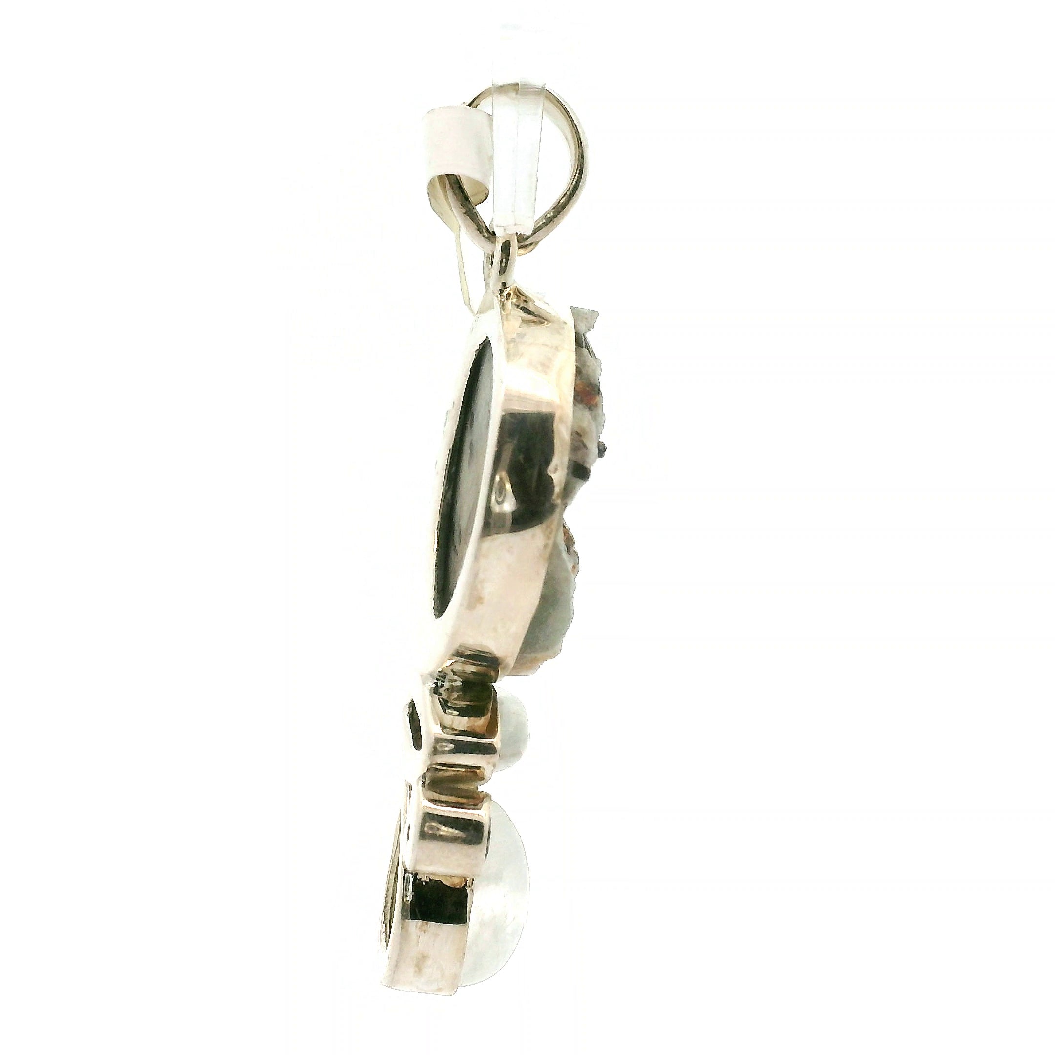 Astrophyllite Multi-Stone Pendant .925 Silver for Bravery, Light Energy and Self Acceptance