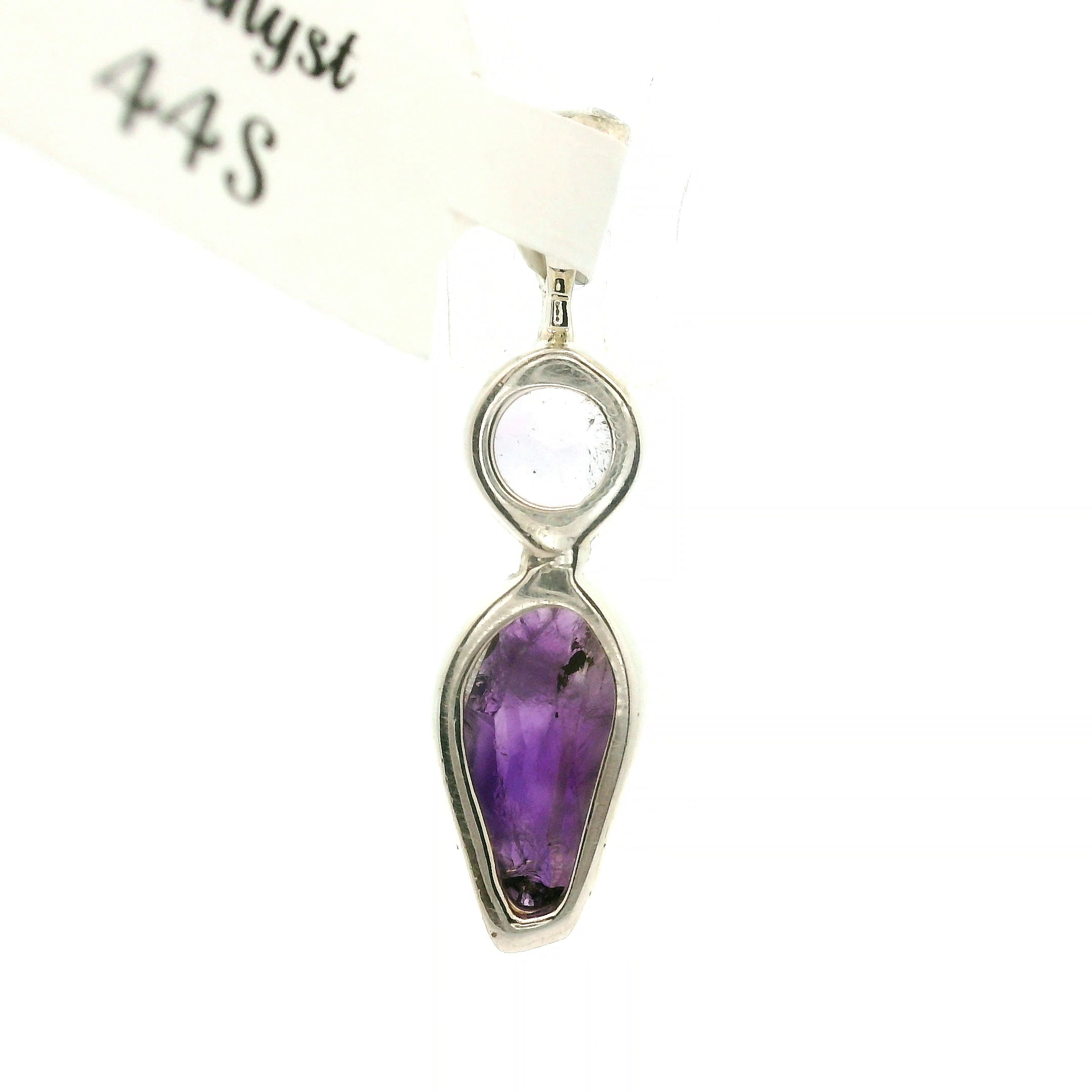Amethyst Multi-Stone Pendants .925 Silver for Intuition and Energetic Purification
