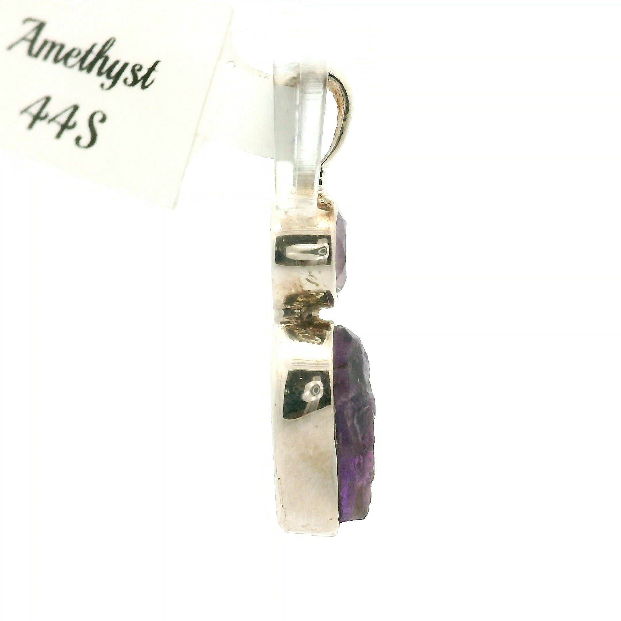 Amethyst Multi-Stone Pendants .925 Silver for Intuition and Energetic Purification
