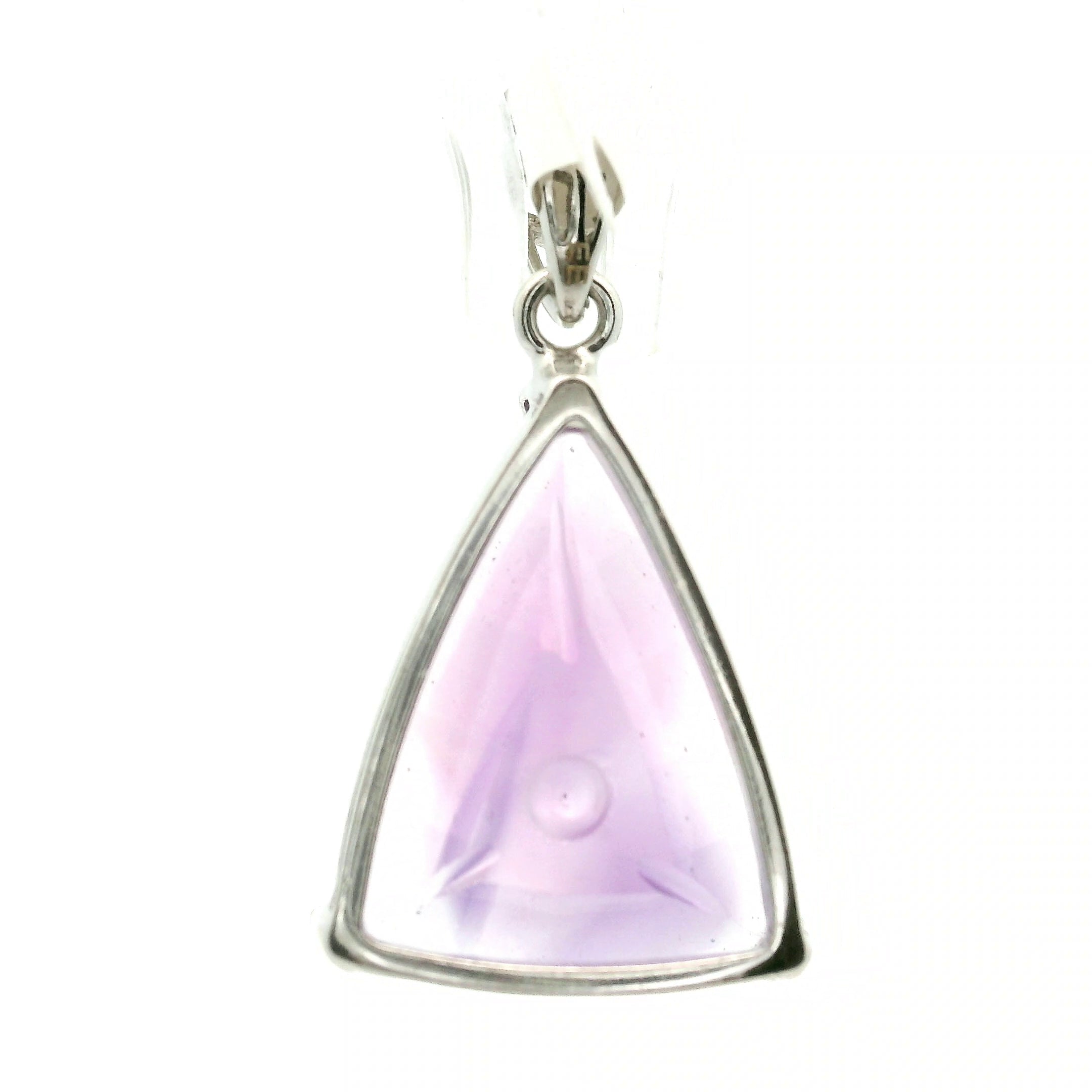 Amethyst Fantasy Cut Pendant .925 Silver for Enhancing your Intuitive Gifts