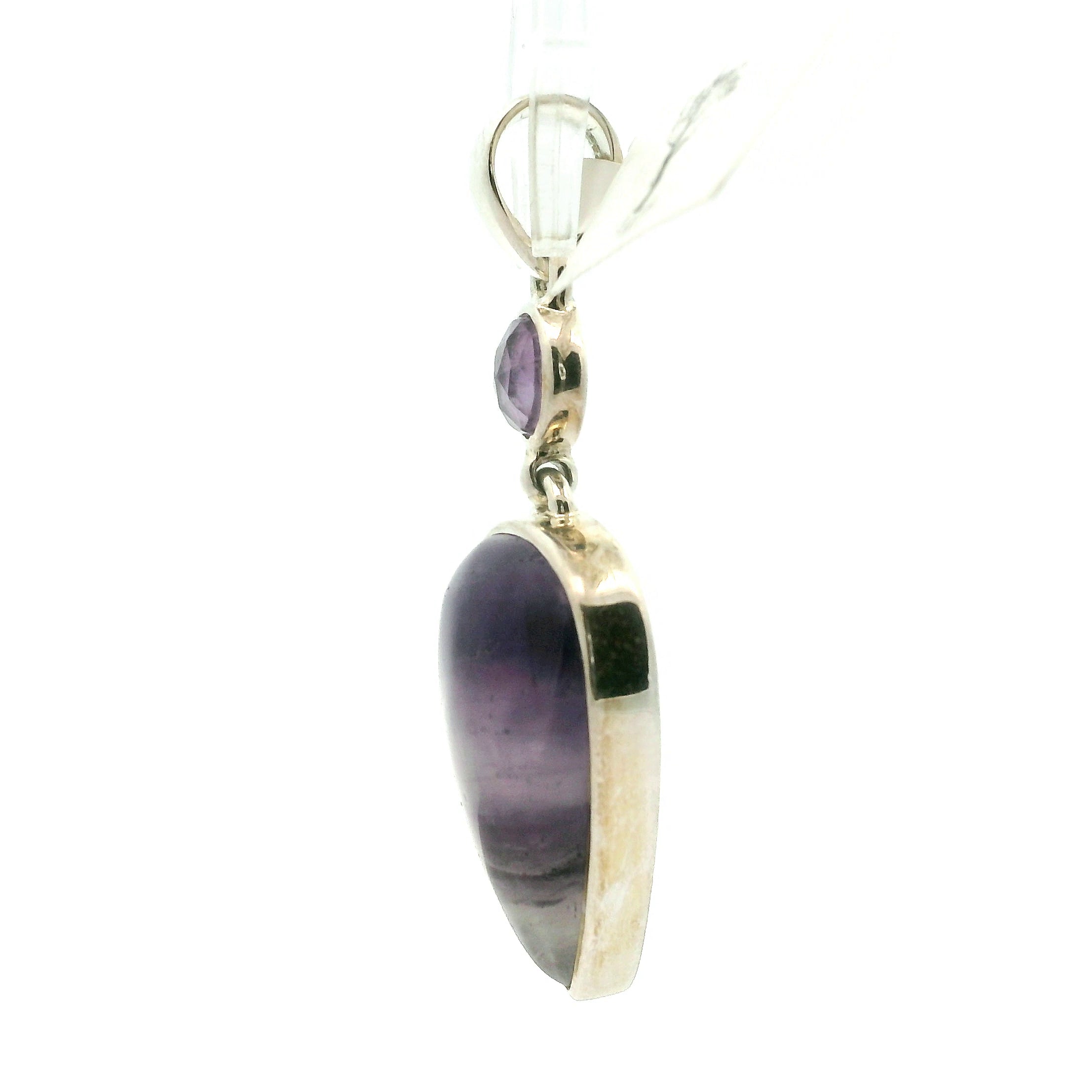 Amethyst Multi-Stone Pendants .925 Silver for Intuition and Energetic Purification