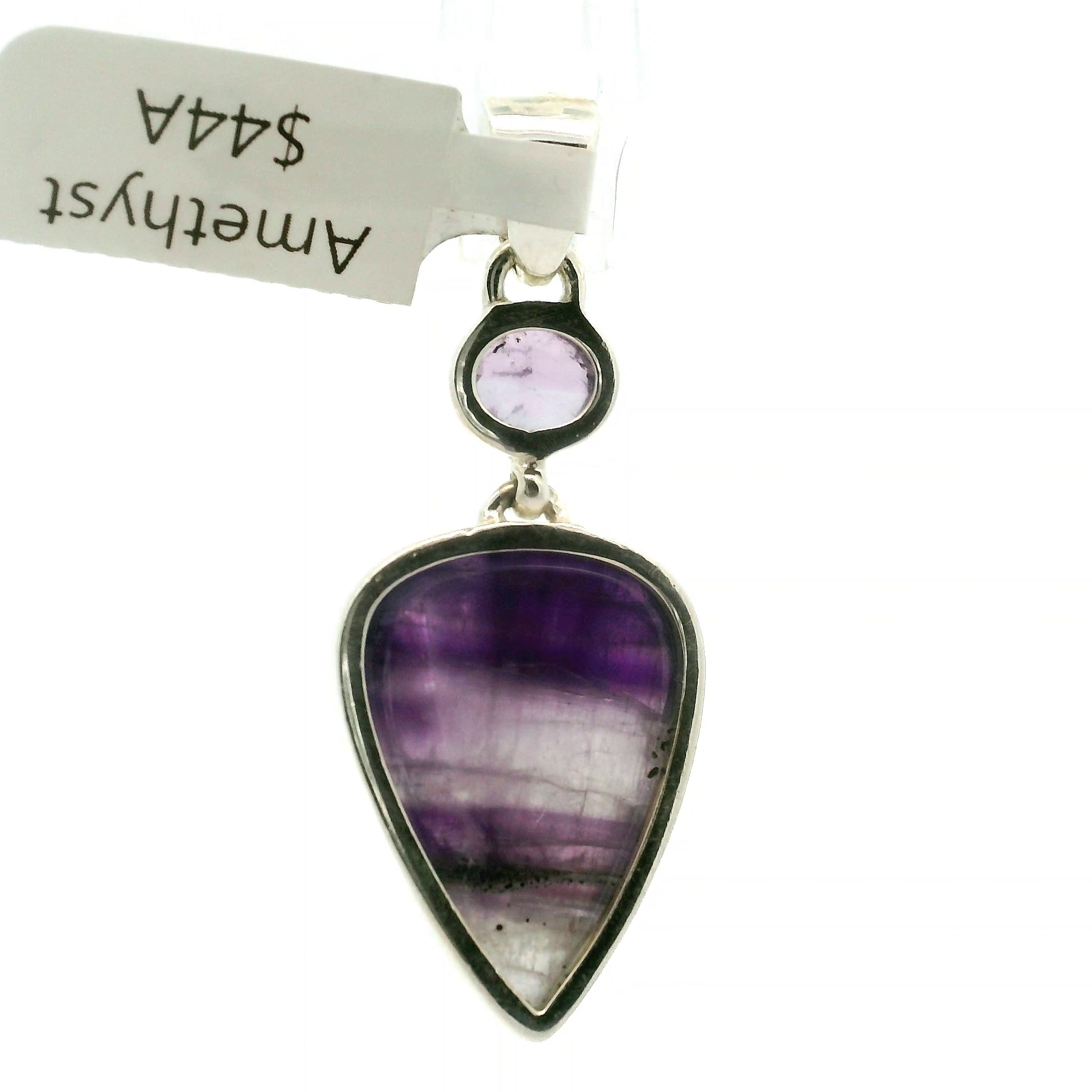 Amethyst Multi-Stone Pendants .925 Silver for Intuition and Energetic Purification