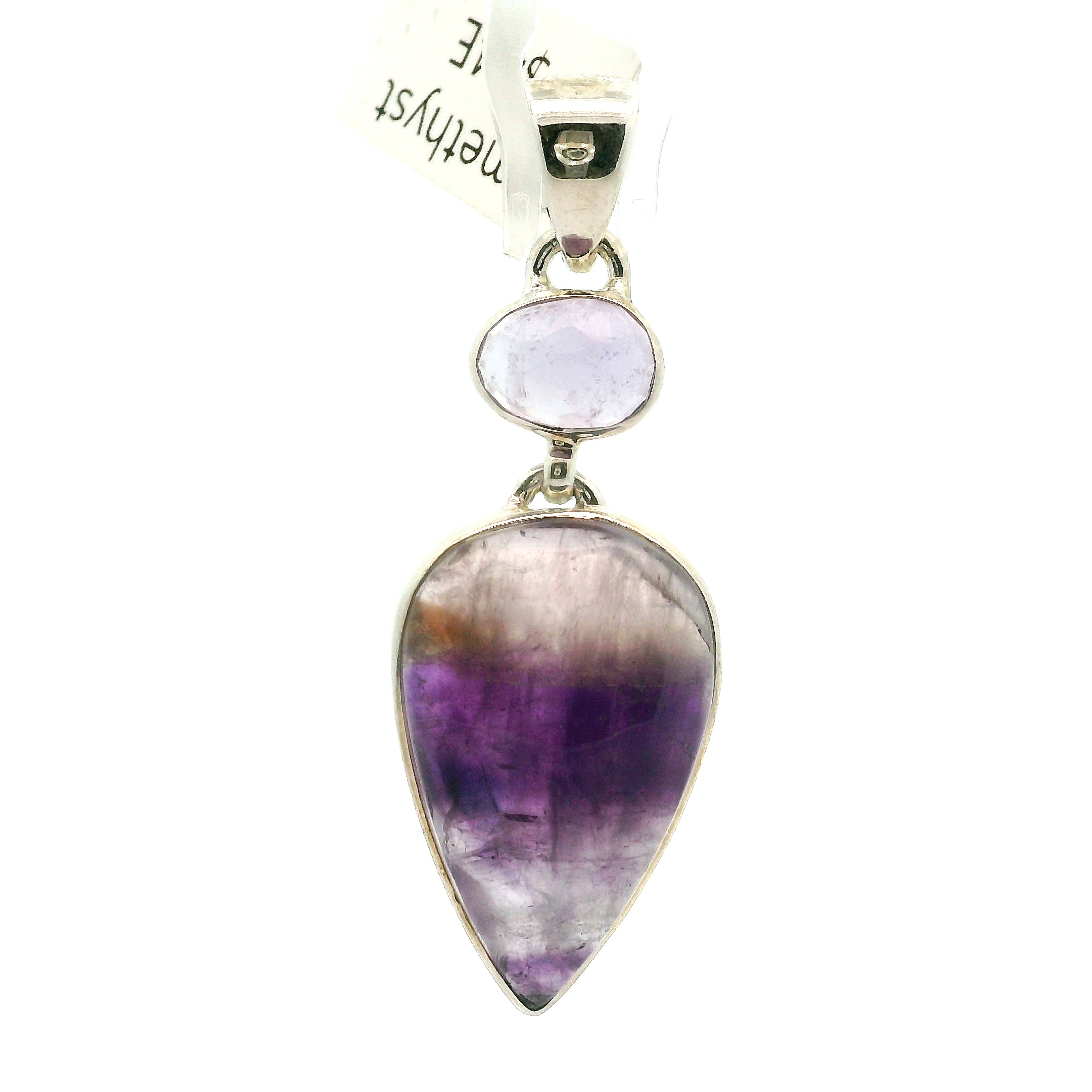 Amethyst Multi-Stone Pendants .925 Silver for Intuition and Energetic Purification