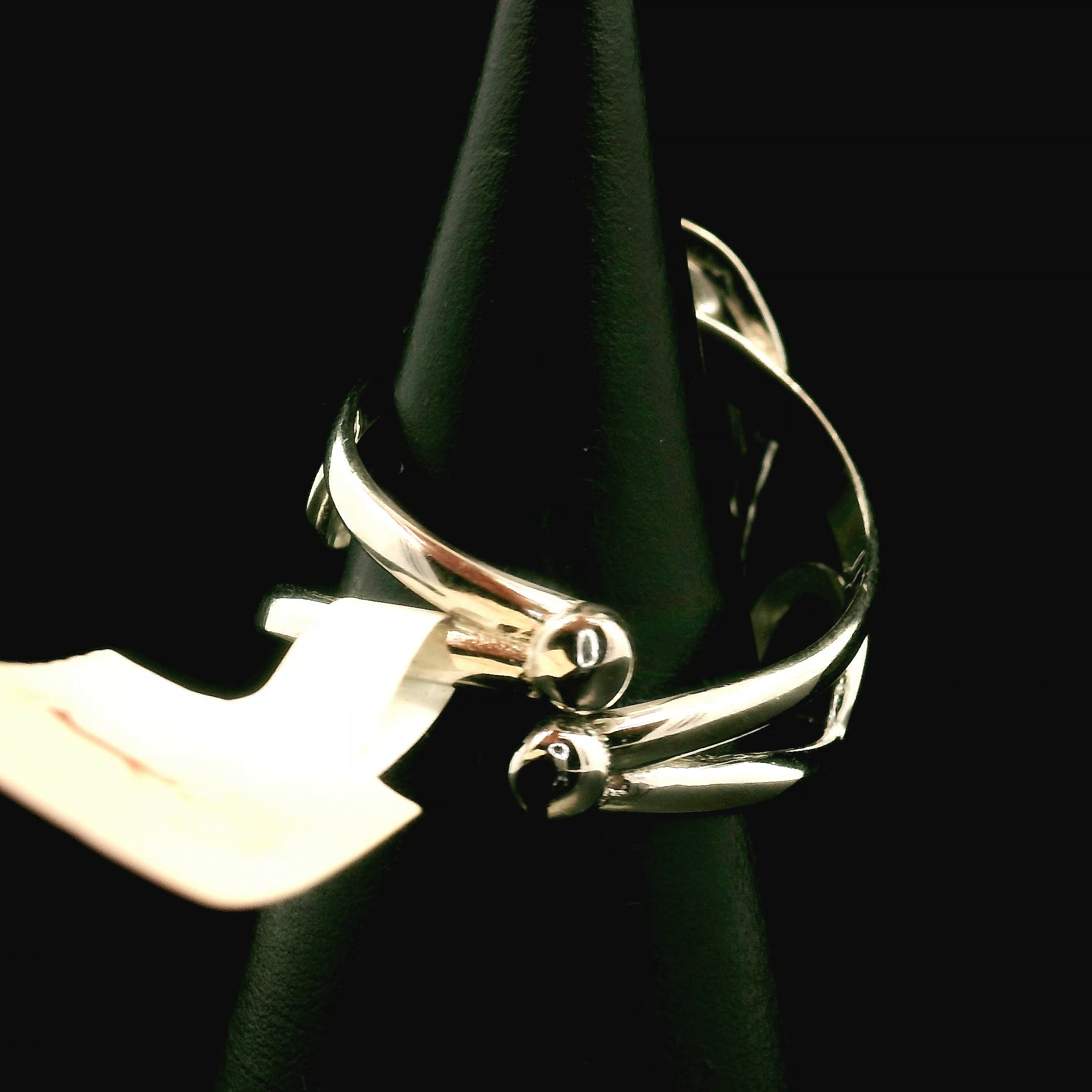 Variscite Cuff Ring .925 Silver for Emotional Healing, Joy, Love and Prosperity