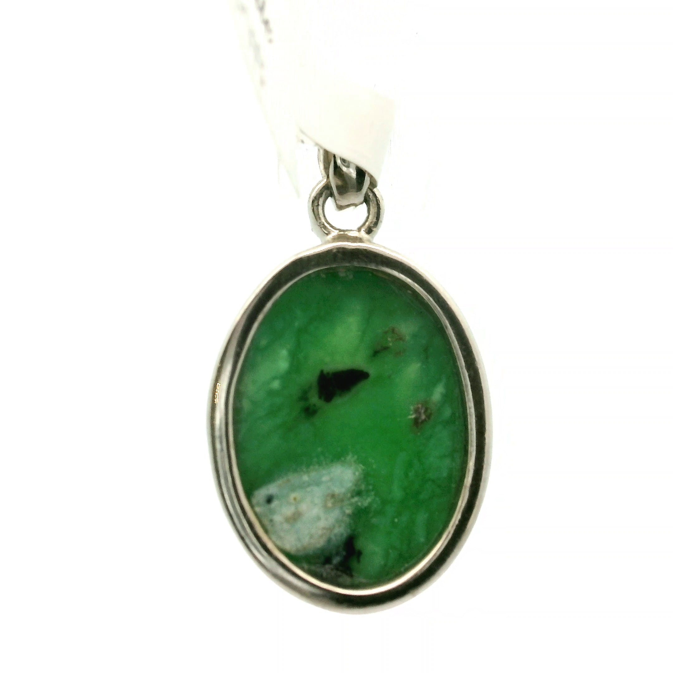 Variscite Pendant .925 Silver for Emotional Healing, Joy, Love and Prosperity