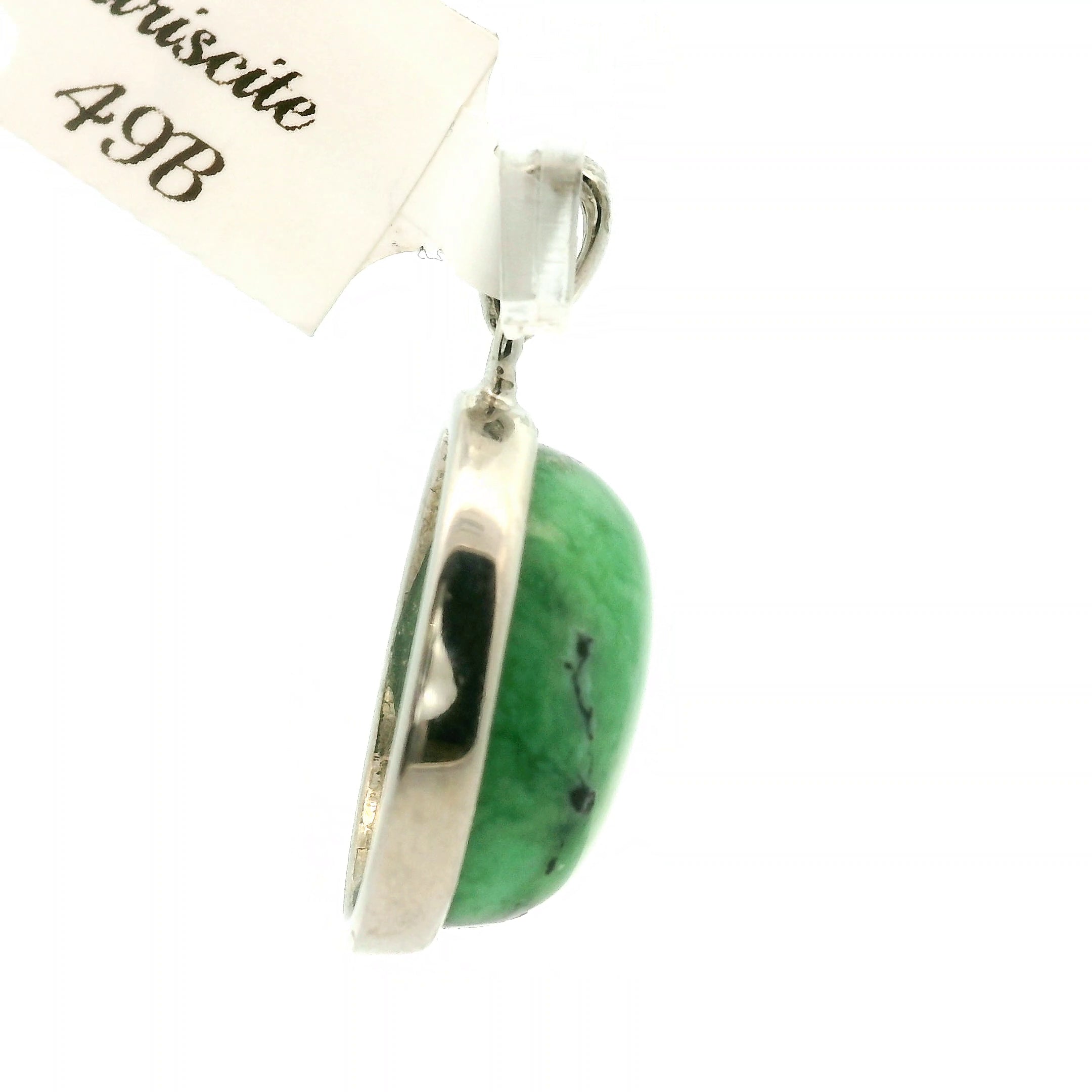 Variscite Pendant .925 Silver for Emotional Healing, Joy, Love and Prosperity