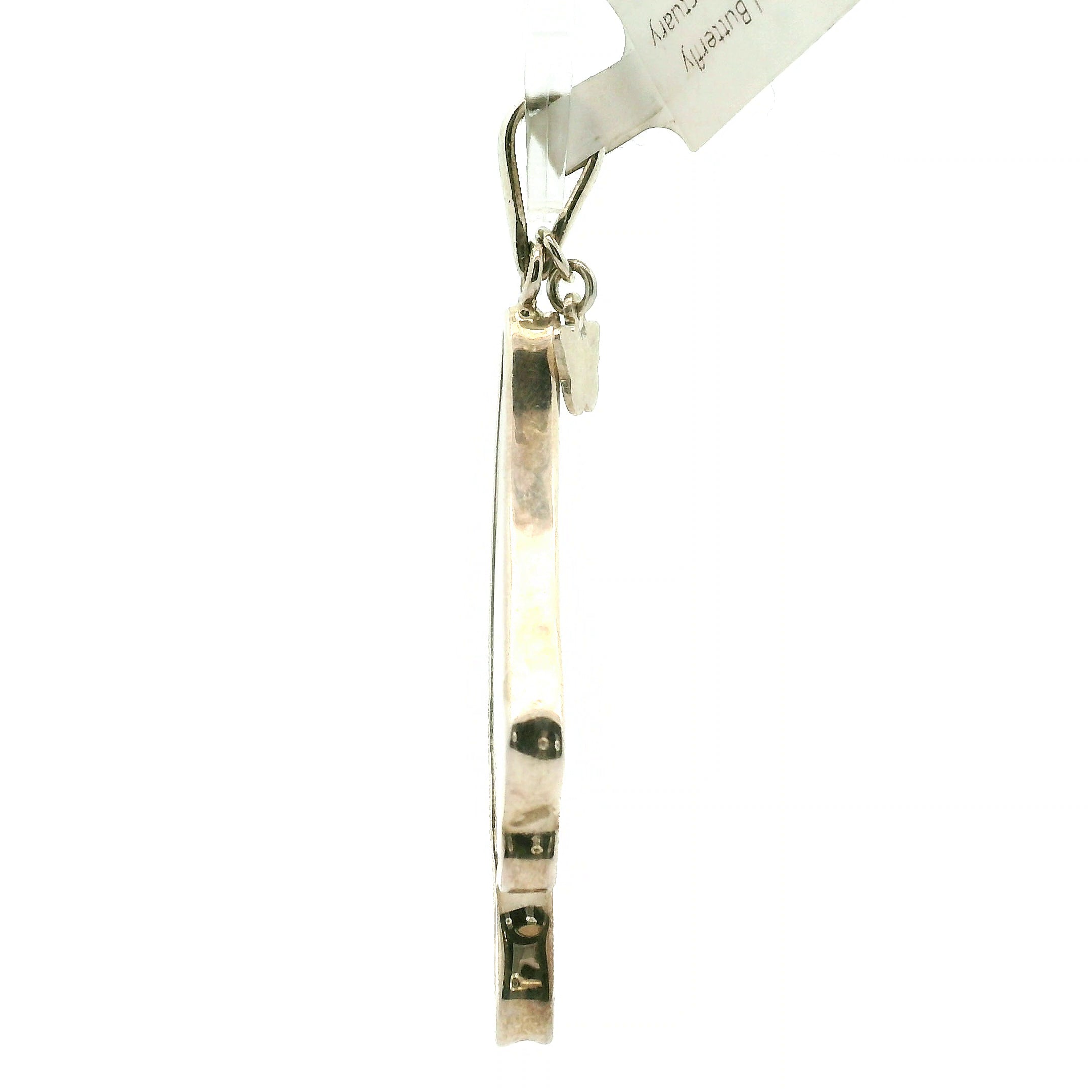 Peruvian Sanctuary Butterfly Wing Pendant .925 Silver for for Freedom and Harmony with Nature