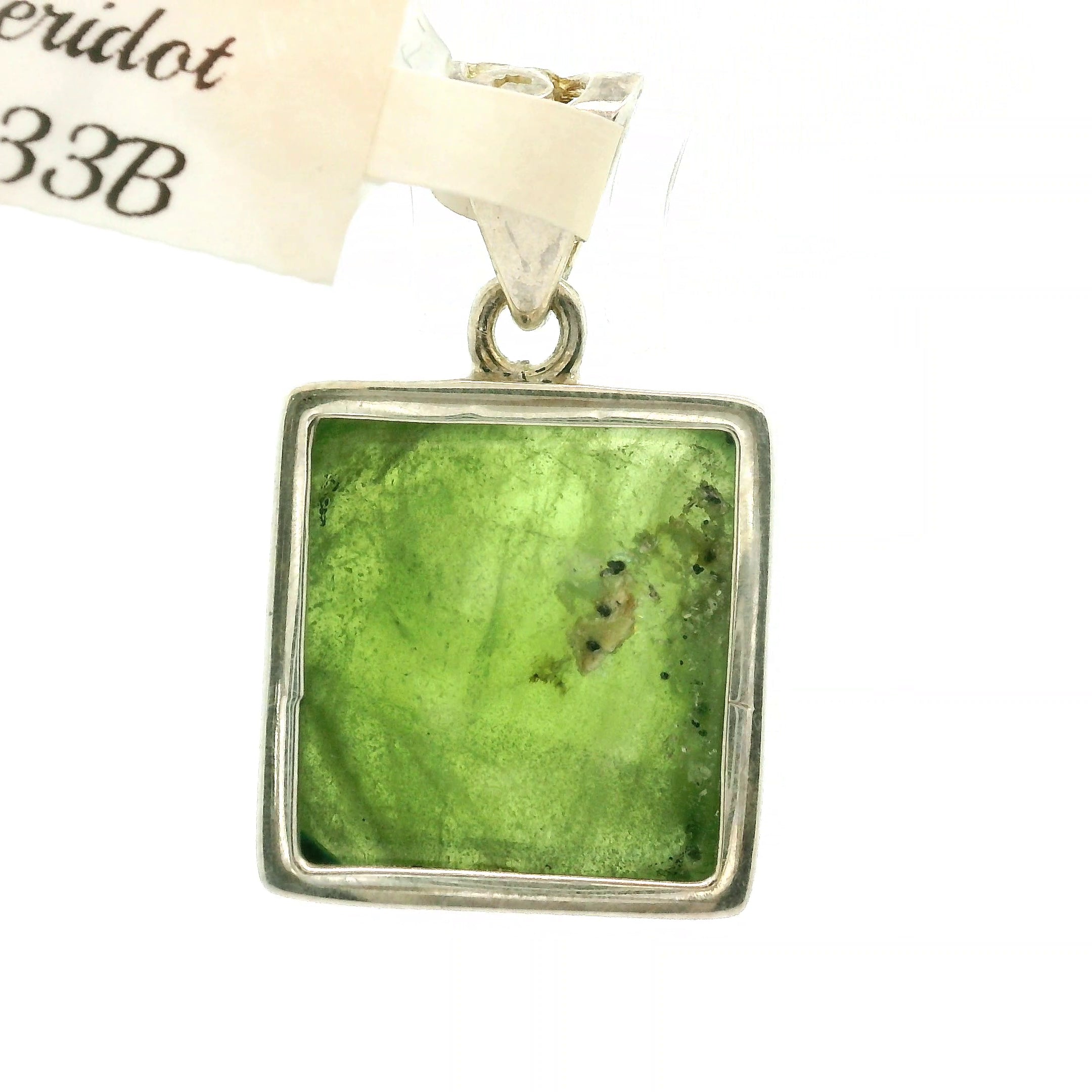 Peridot Pendant .925 Silver for Good Luck and Prosperity
