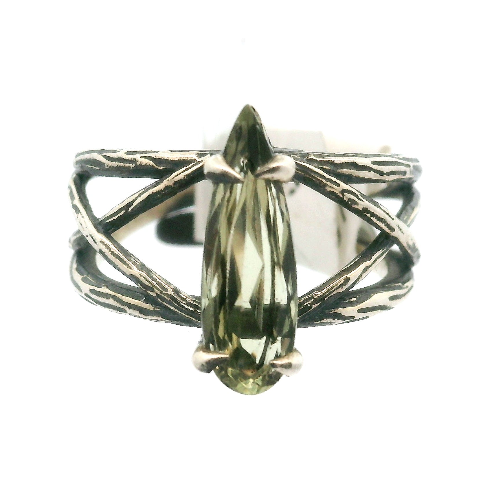 Diaspore Bad Witch Cuff Ring .925 Silver for Transitions & New Beginnings