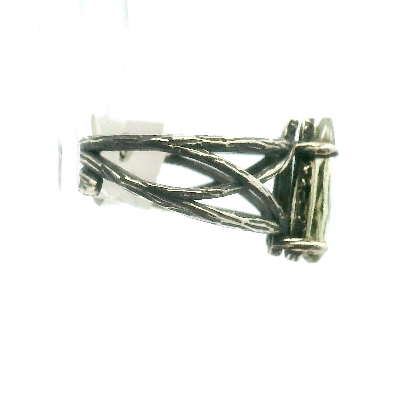 Diaspore Bad Witch Cuff Ring .925 Silver for Transitions & New Beginnings