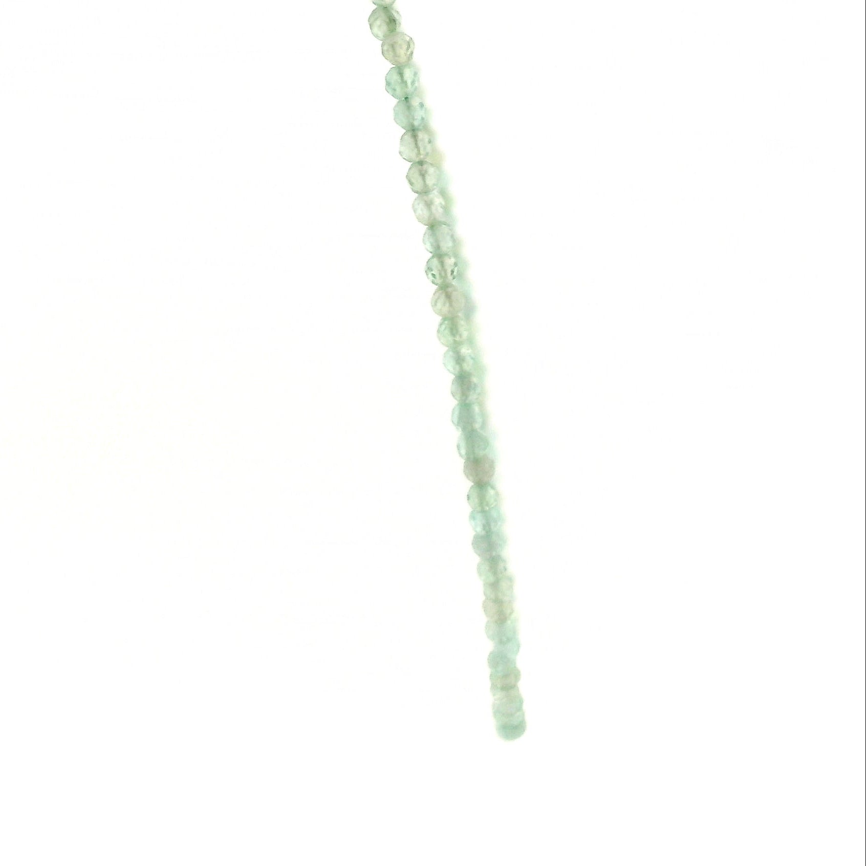 Green Apatite Micro Faceted Choker/Layering Necklace 925 Silver for Courage, Growth and Hope