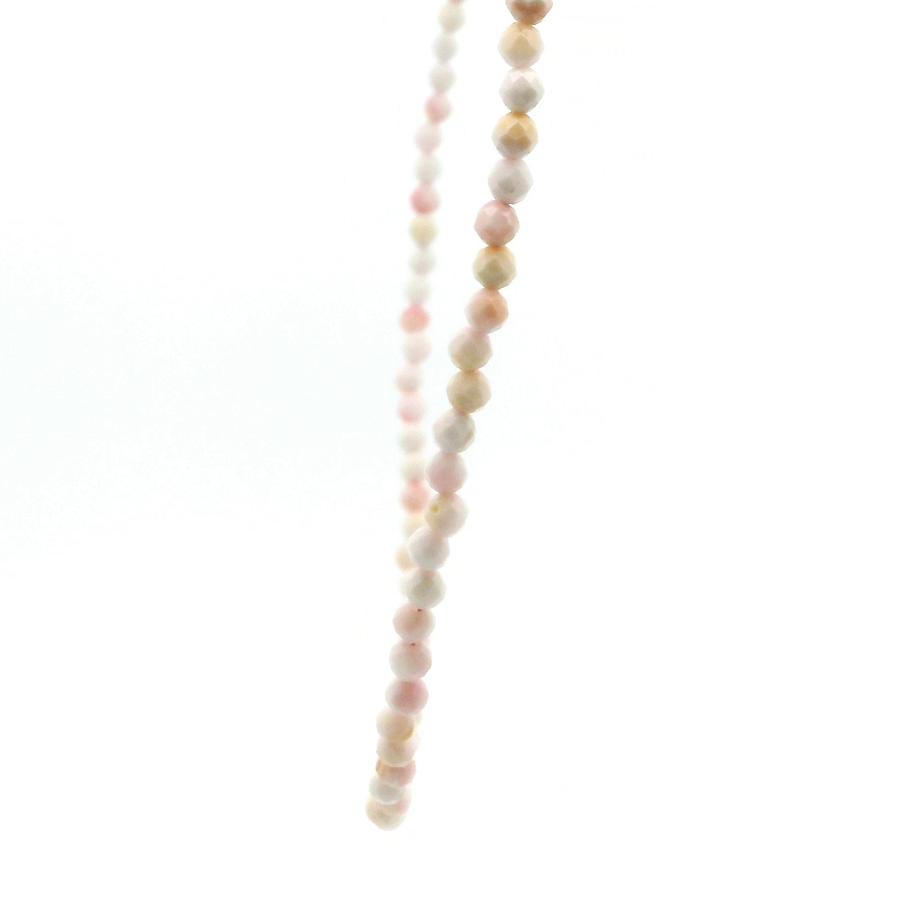 Conch Shell Micro Faceted Choker/Layering Necklace 925 Silver for Hope and Optimism