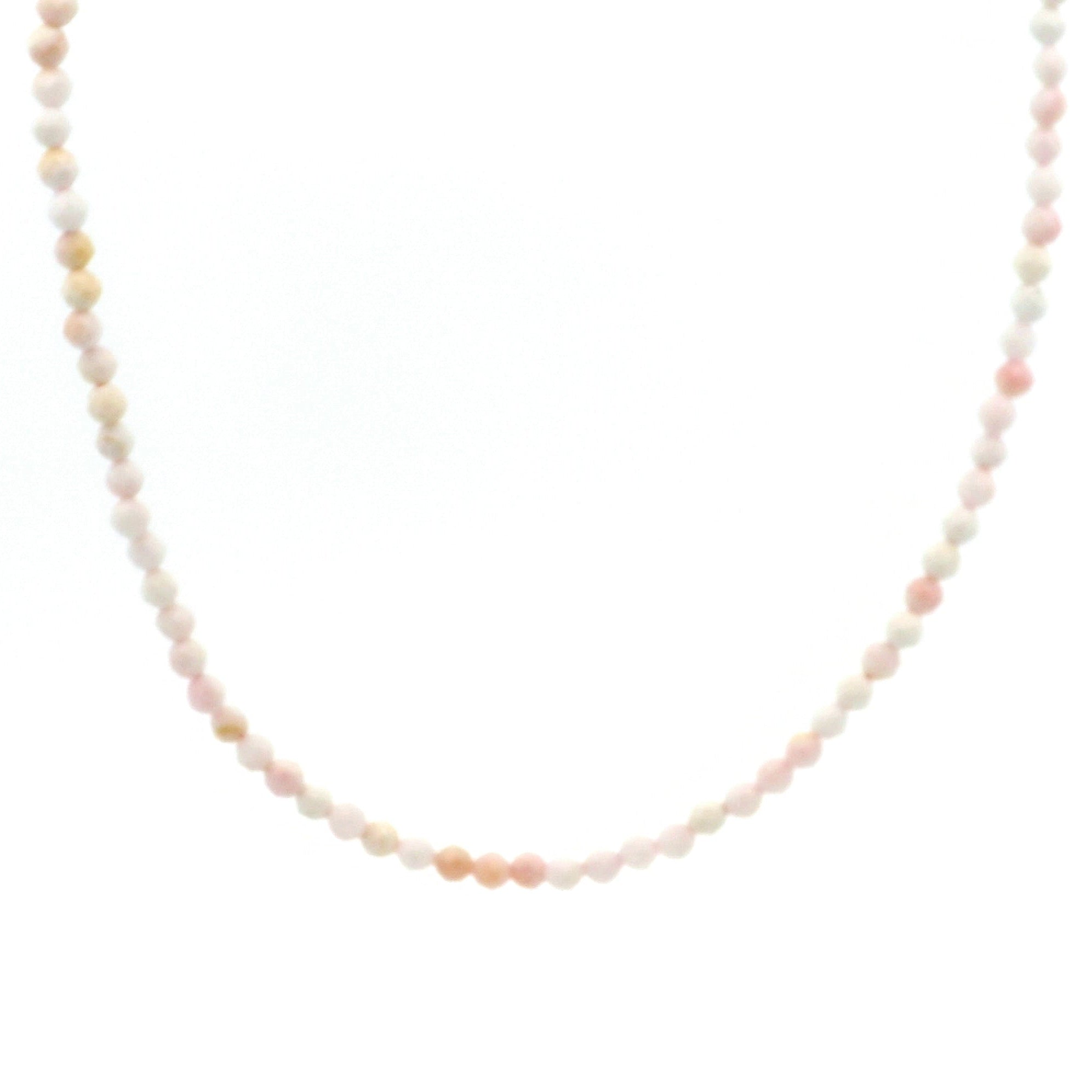 Conch Shell Micro Faceted Choker/Layering Necklace 925 Silver for Hope and Optimism