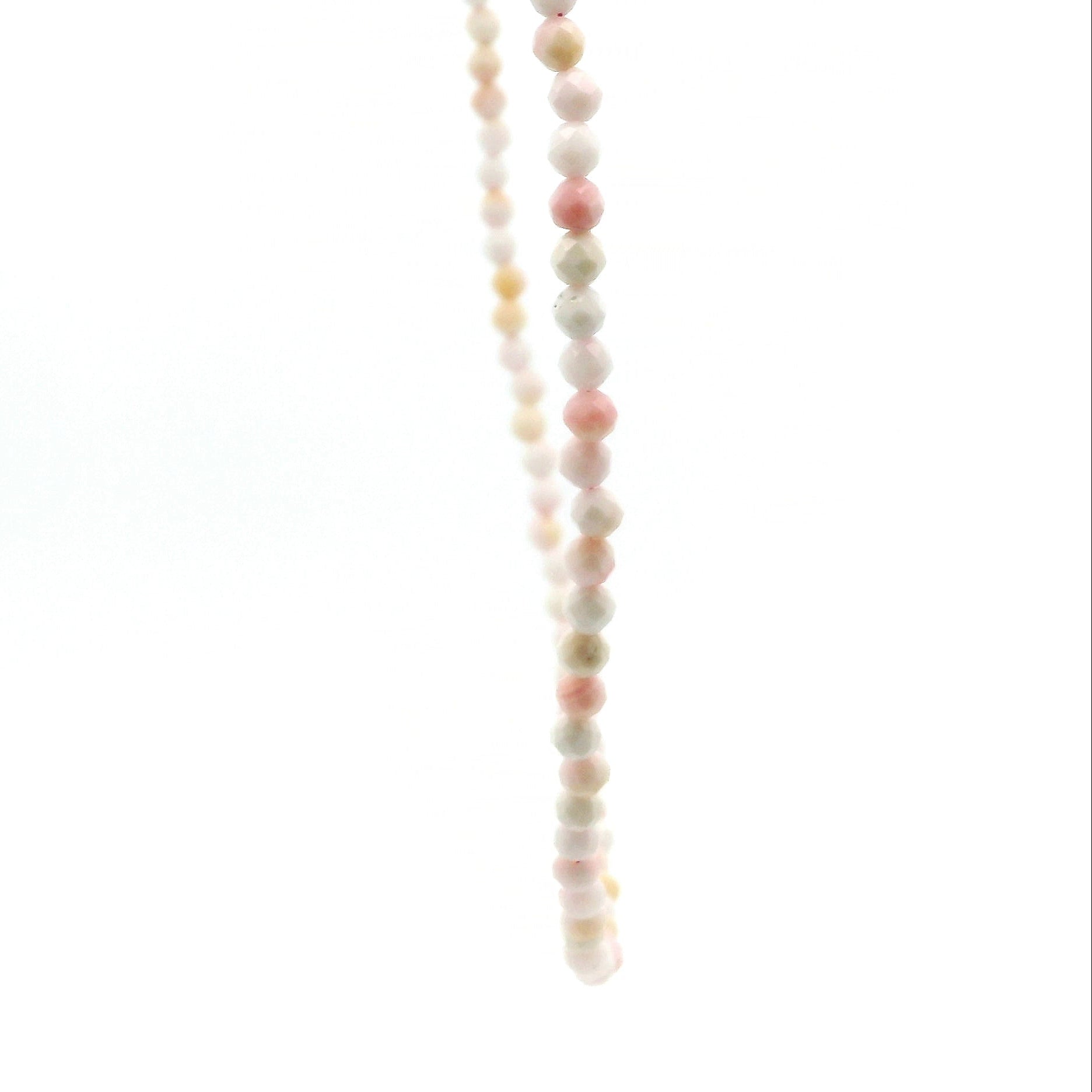 Conch Shell Micro Faceted Choker/Layering Necklace 925 Silver for Hope and Optimism