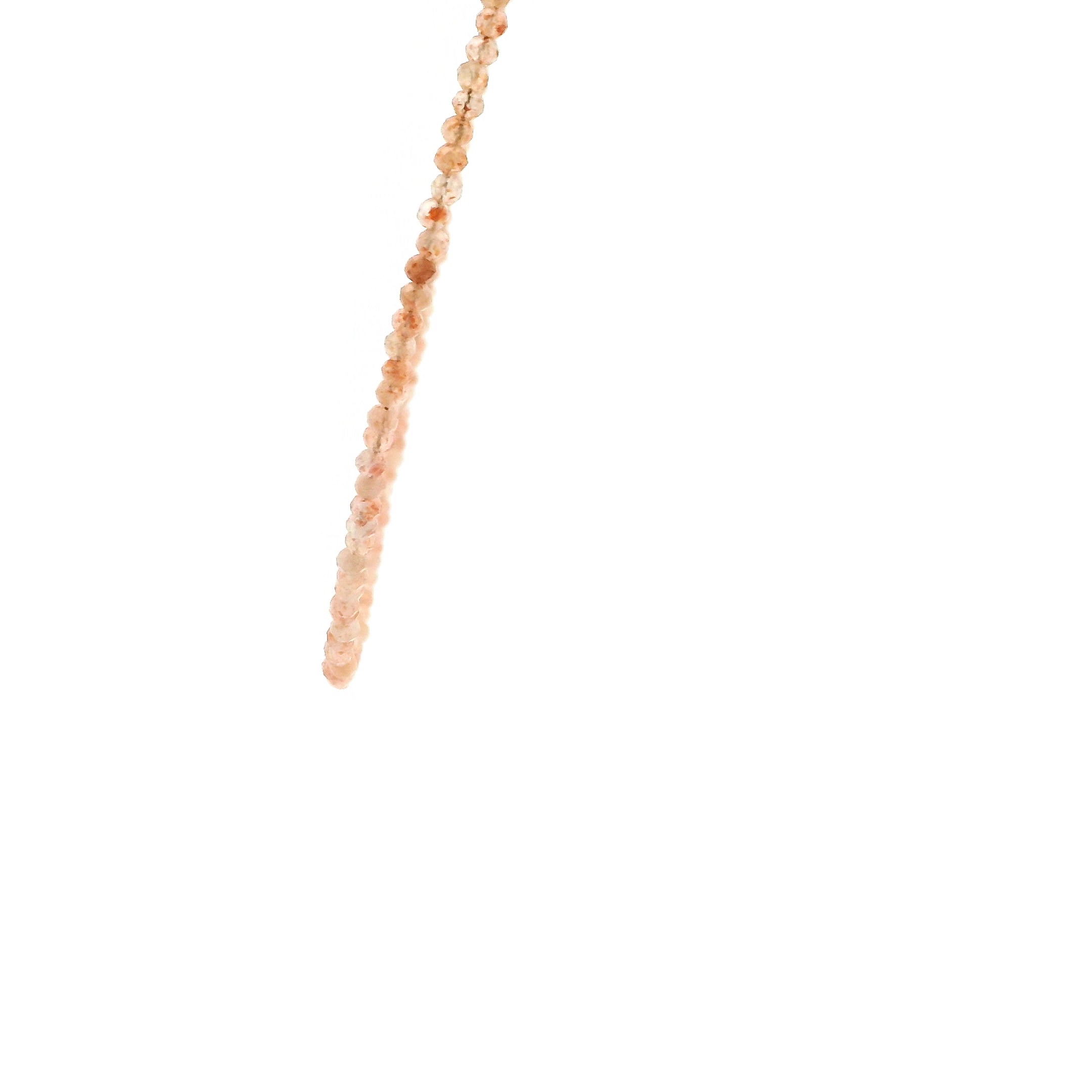 Sunstone Necklace (2mm beads) for Compassion & Loyalty