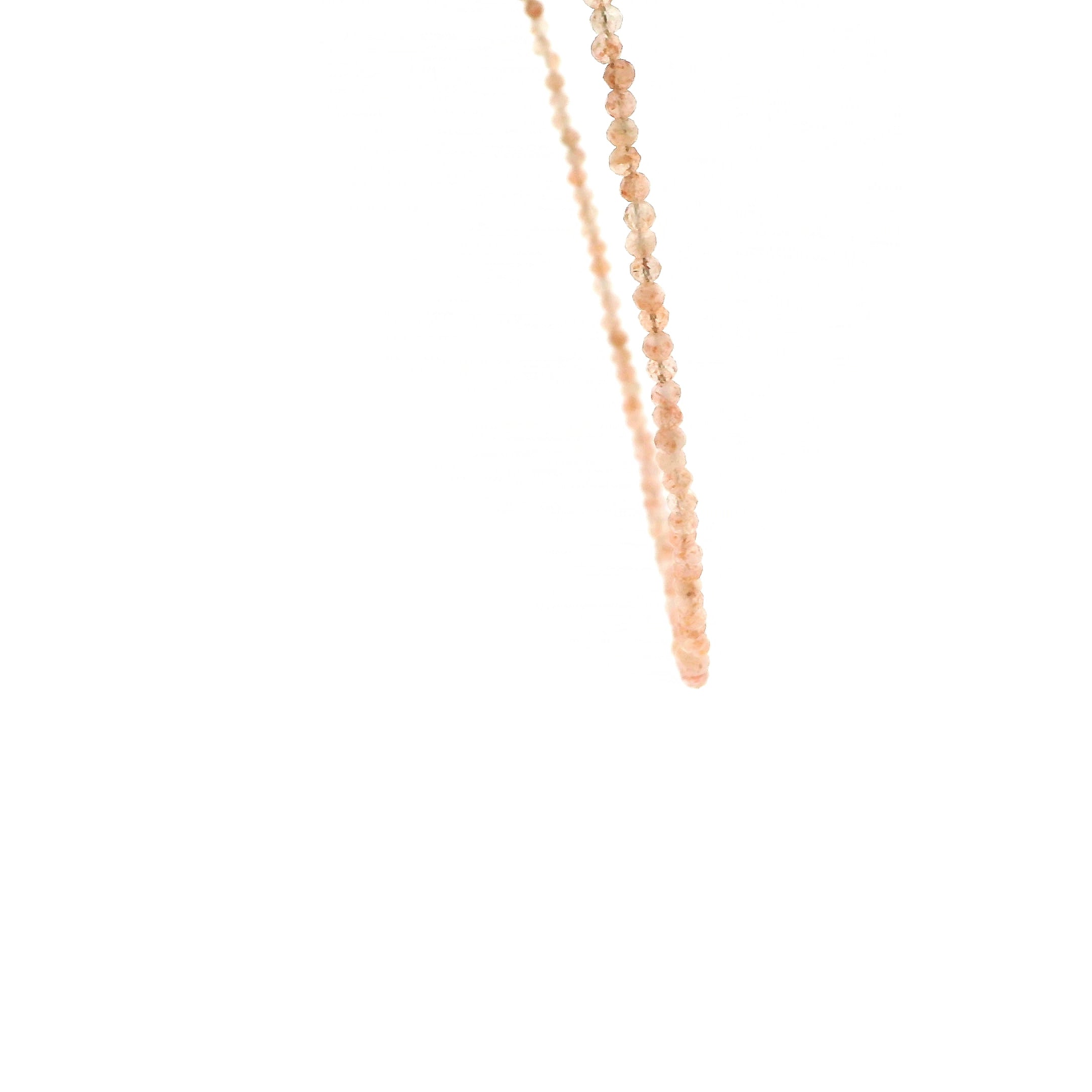 Sunstone Necklace (2mm beads) for Compassion & Loyalty