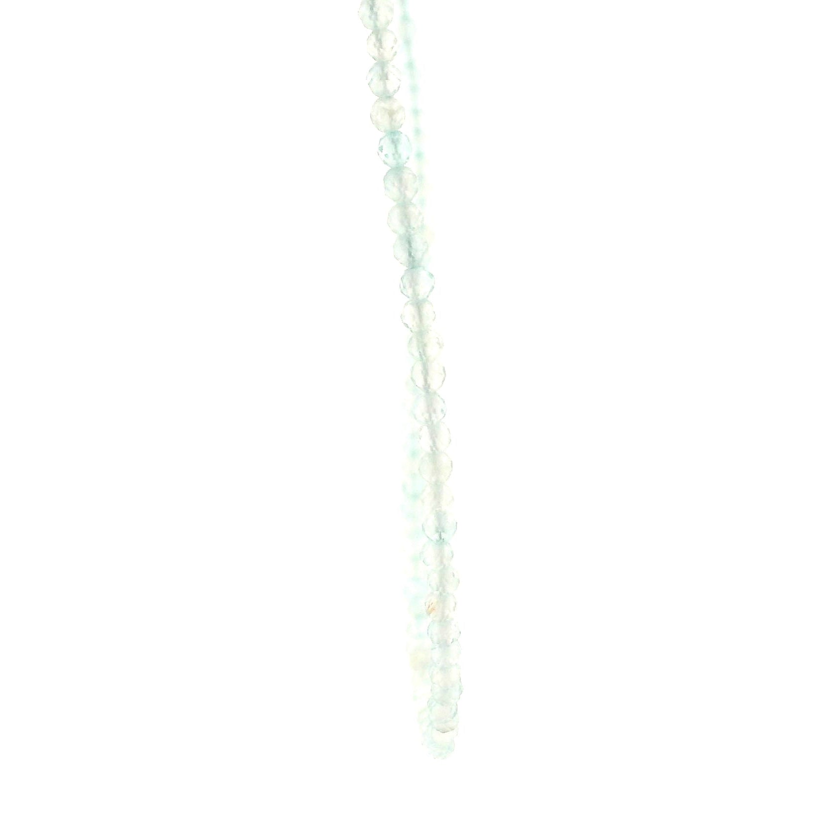 Topaz Micro Faceted Choker/Layering Necklace 925 Silver for Knowledge, Wishes and Wisdom