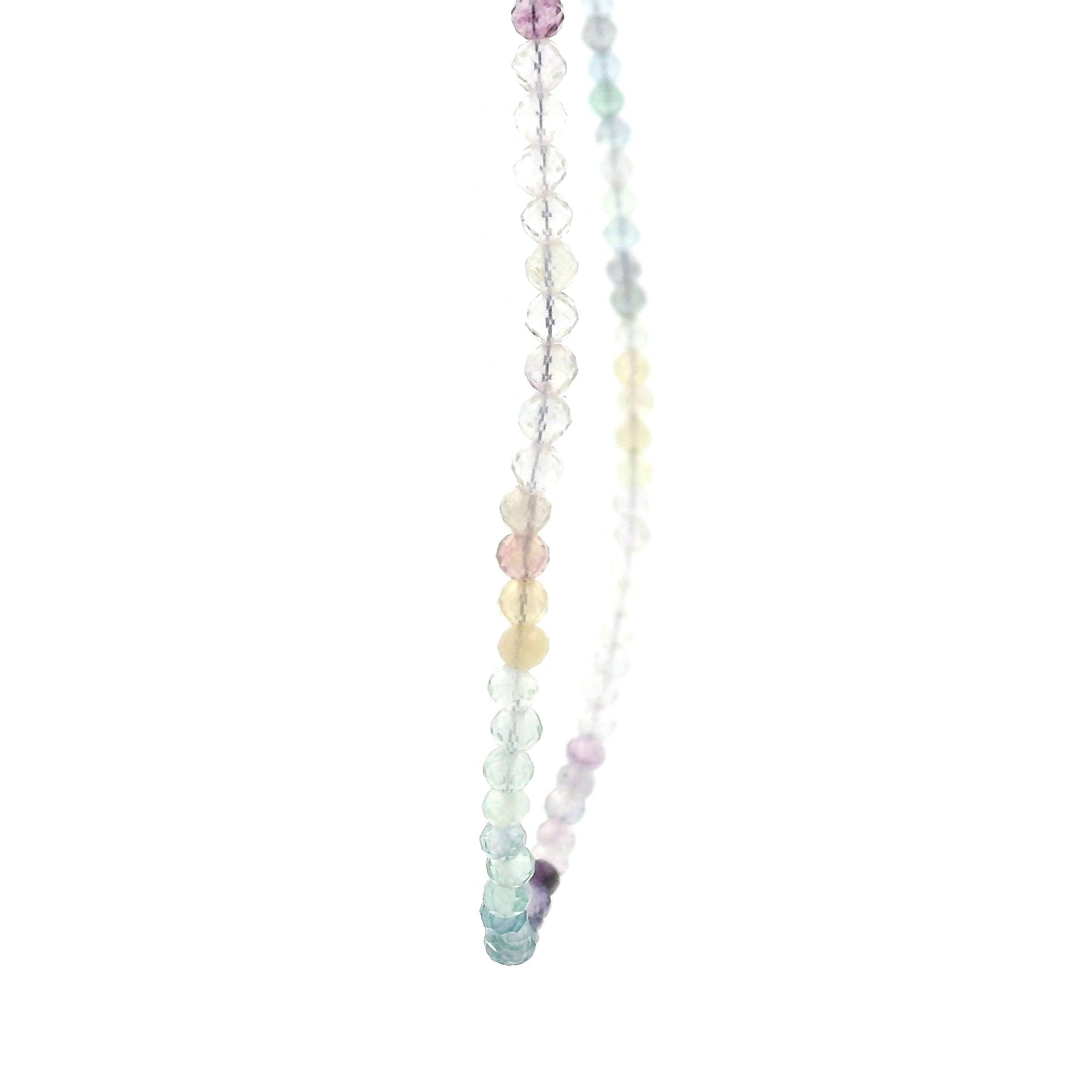 Rainbow Fluorite Necklace for Clearing Energy Fields