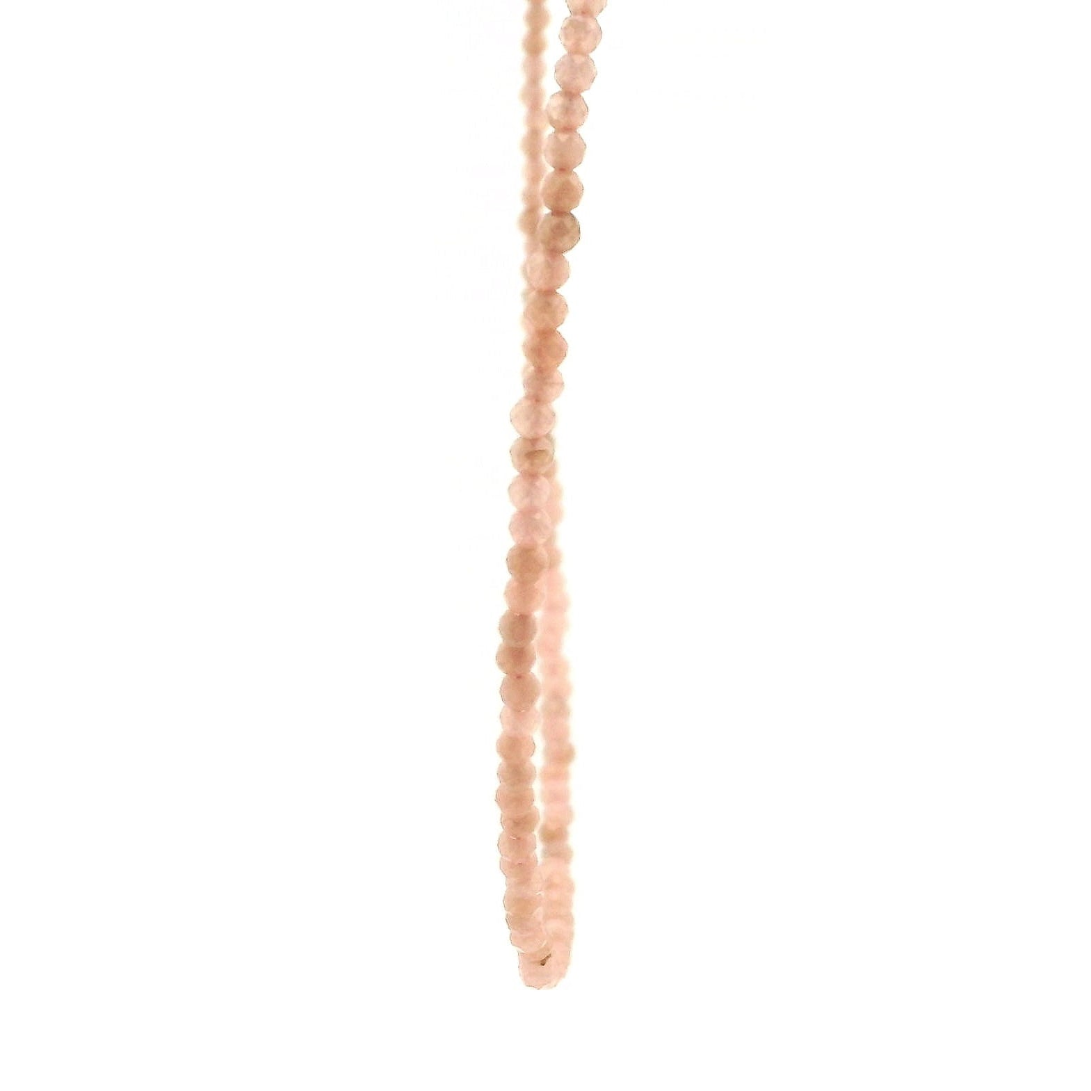 Rhodochrosite Micro Faceted Choker/Layering Necklace 925 Silver for Self-Love and Heart Healing
