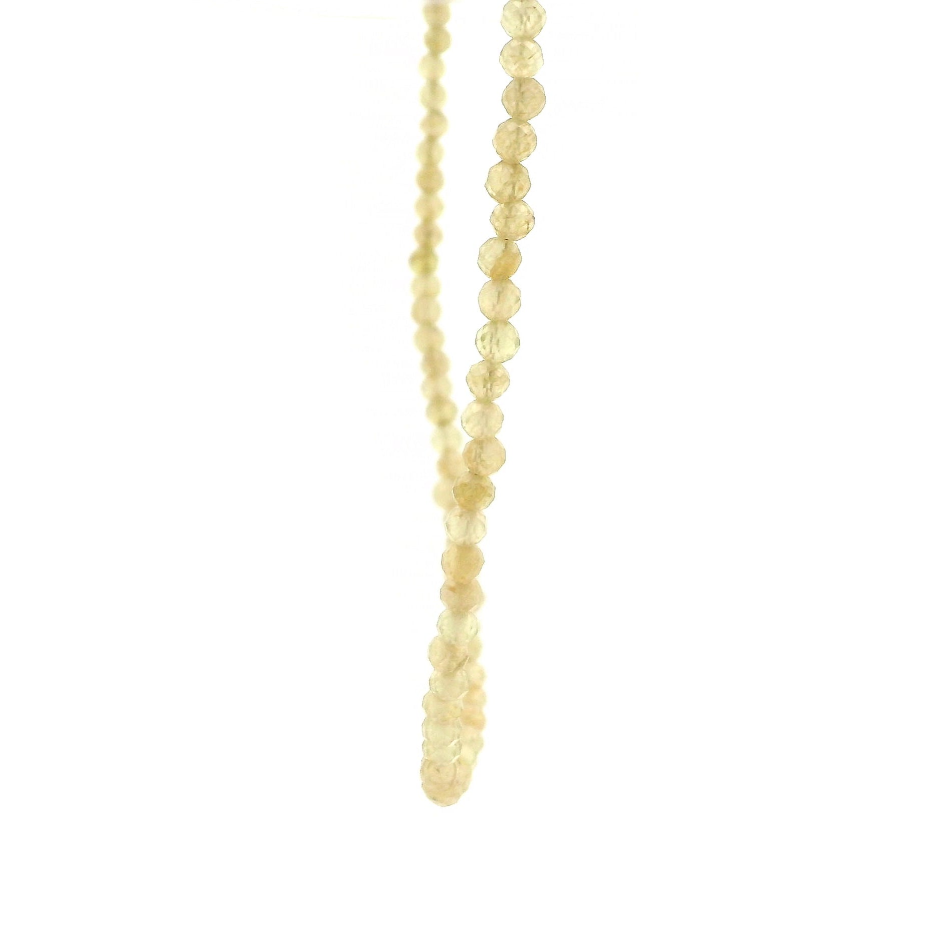 Golden Yellow Apatite Micro Faceted Choker/Layering Necklace 925 Silver for Courage & Mental Clarity