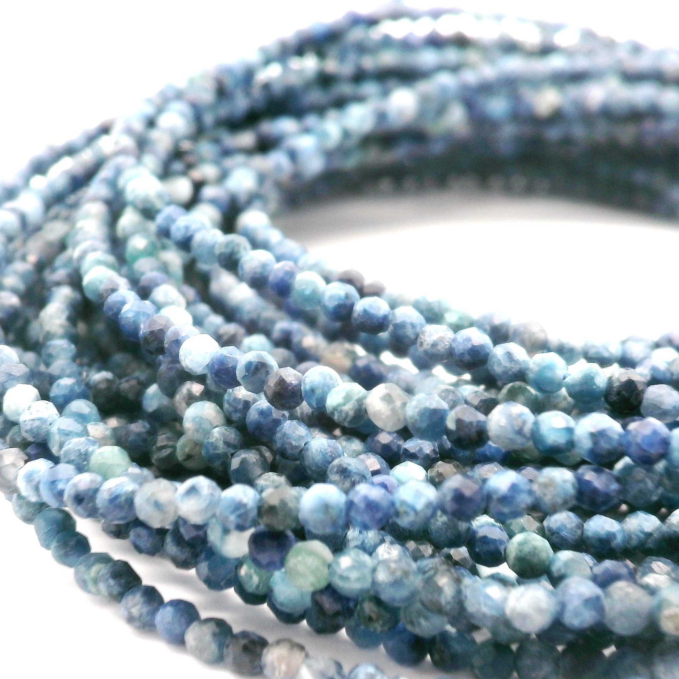 Pietersite (High Quality) Micro Faceted Choker/Layering Necklace 925 Silver for Clear Thoughts & Enlightenment