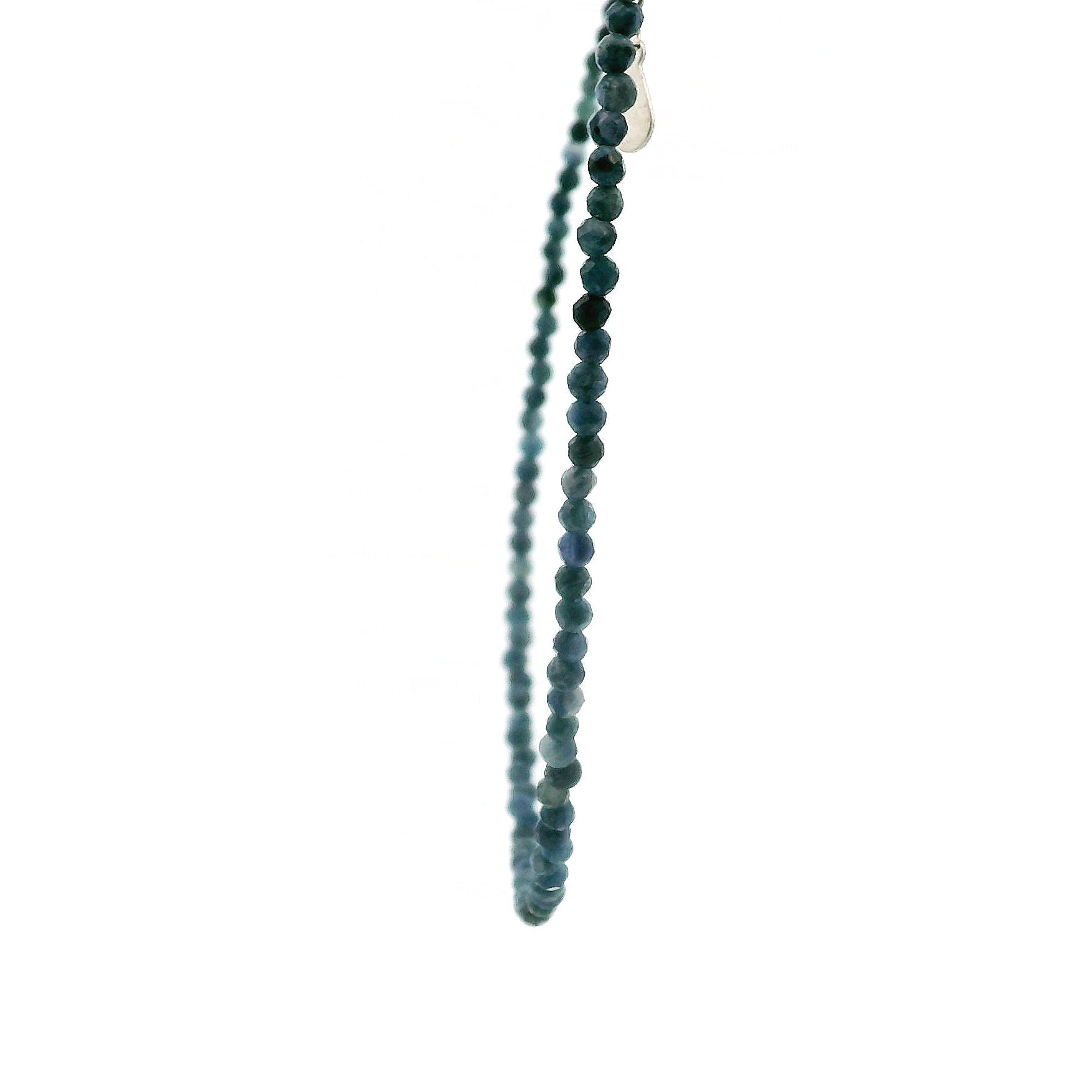 Pietersite (High Quality) Micro Faceted Choker/Layering Necklace 925 Silver for Clear Thoughts & Enlightenment