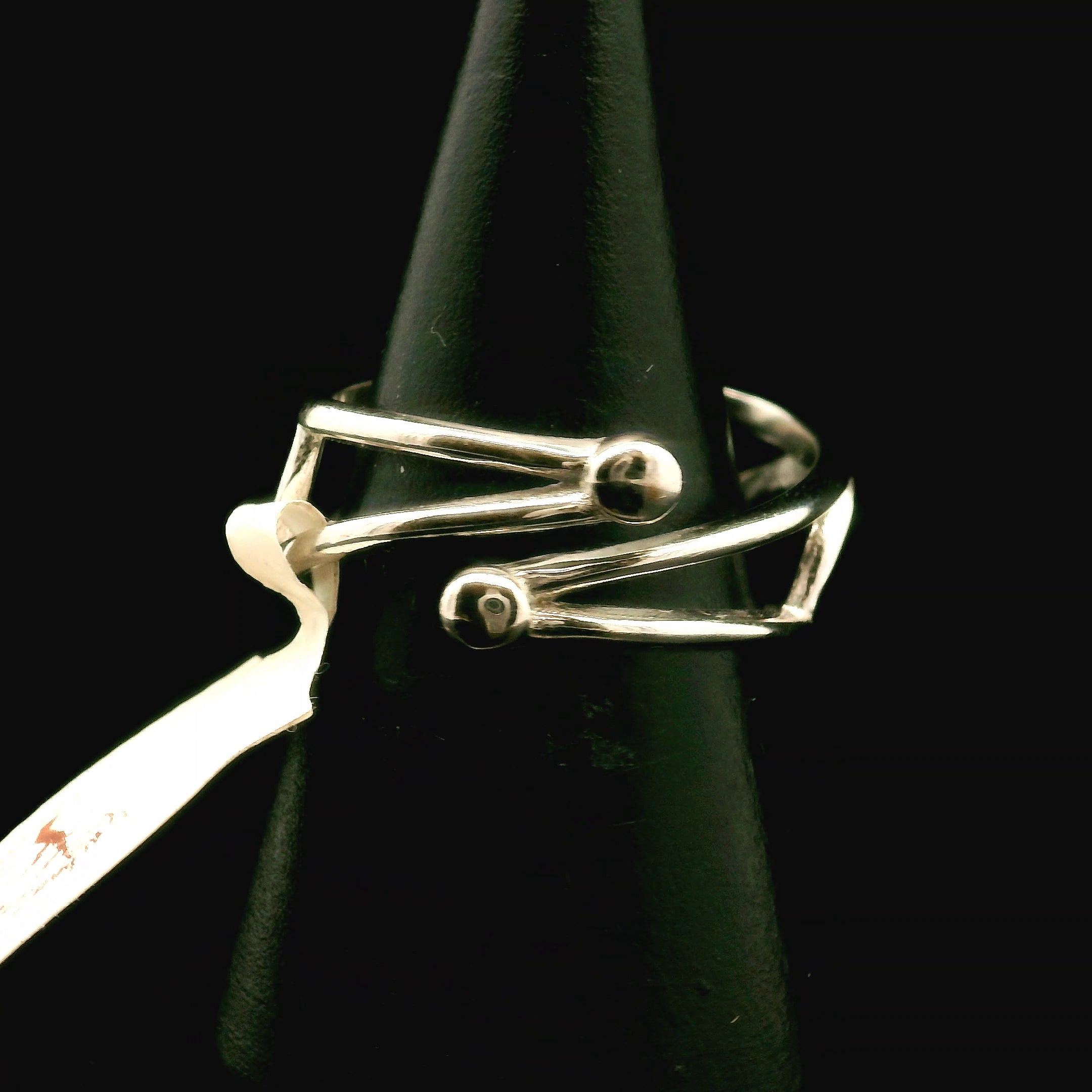 Diaspore Cuff Ring .925 Silver for Transitions & New Beginnings