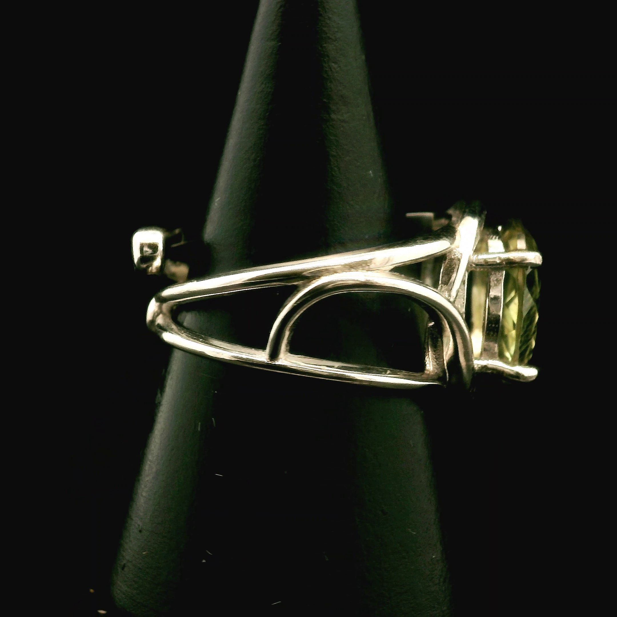 Diaspore Cuff Ring .925 Silver for Transitions & New Beginnings