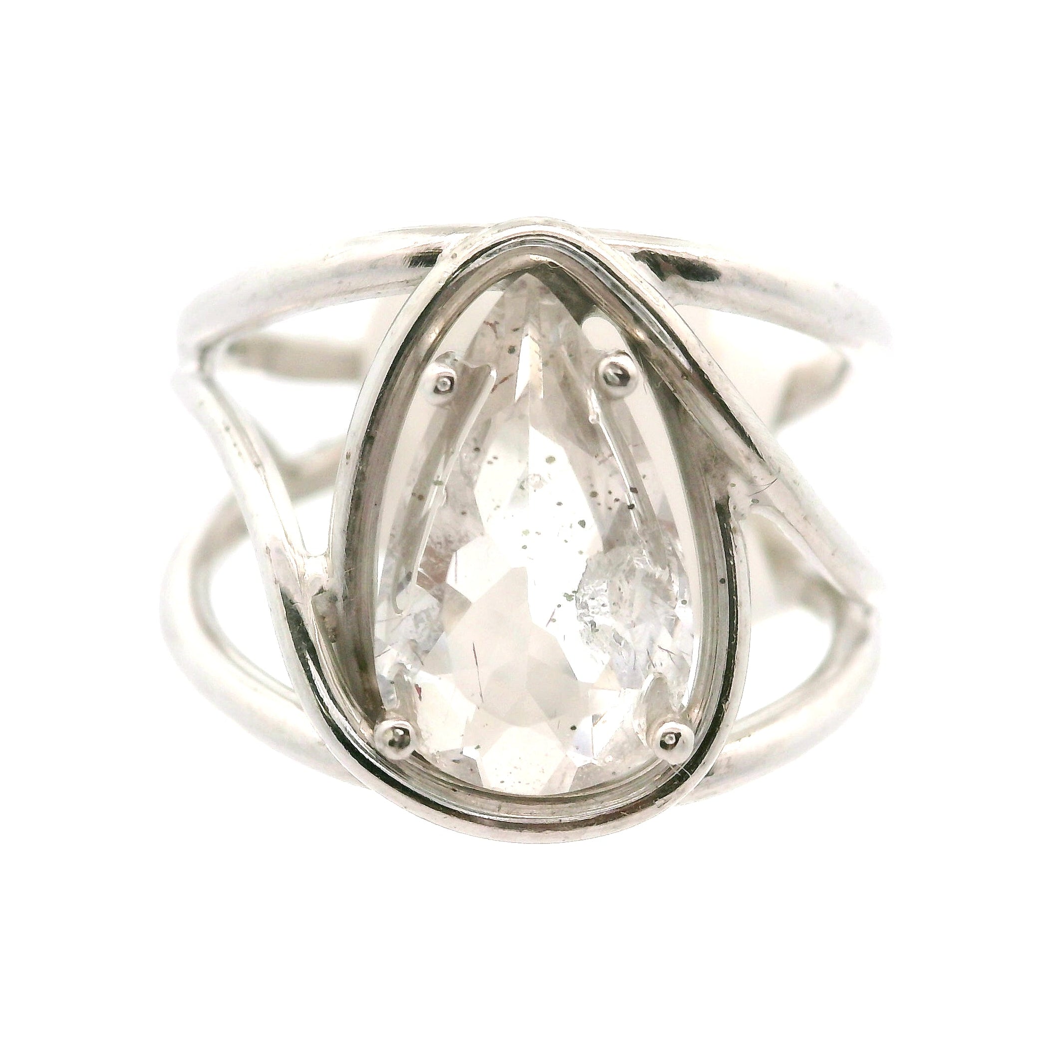 Pink Fire Covellite in Quartz Cuff Ring .925 Silver (Gem Grade) for Spiritual Evolution and Energy Flow