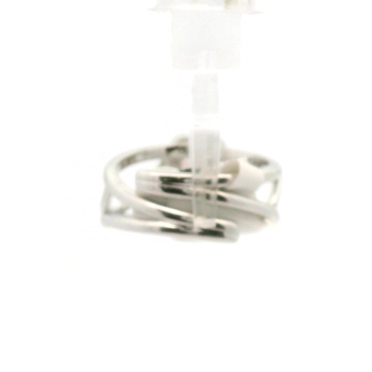Multi-Color Tourmaline with Tourmaline Pavé Cuff Ring .925 Silver for Passion for Life and Healing