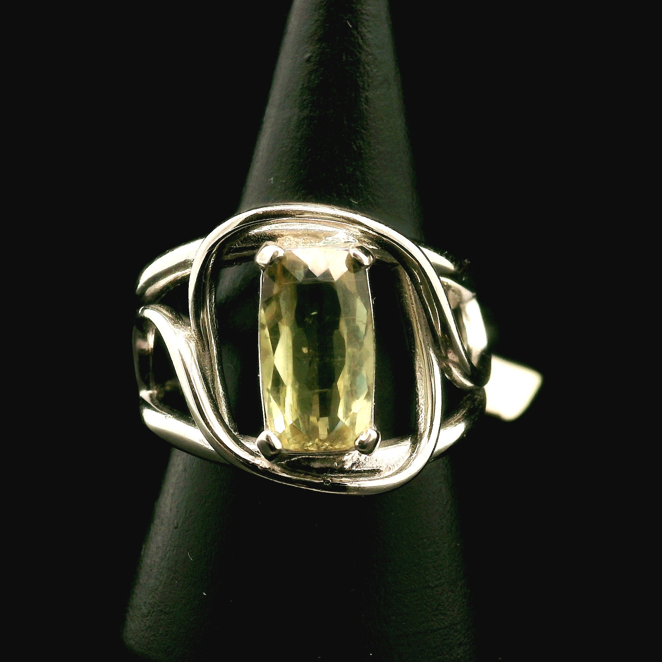 Diaspore Cuff Ring .925 Silver for Transitions & New Beginnings