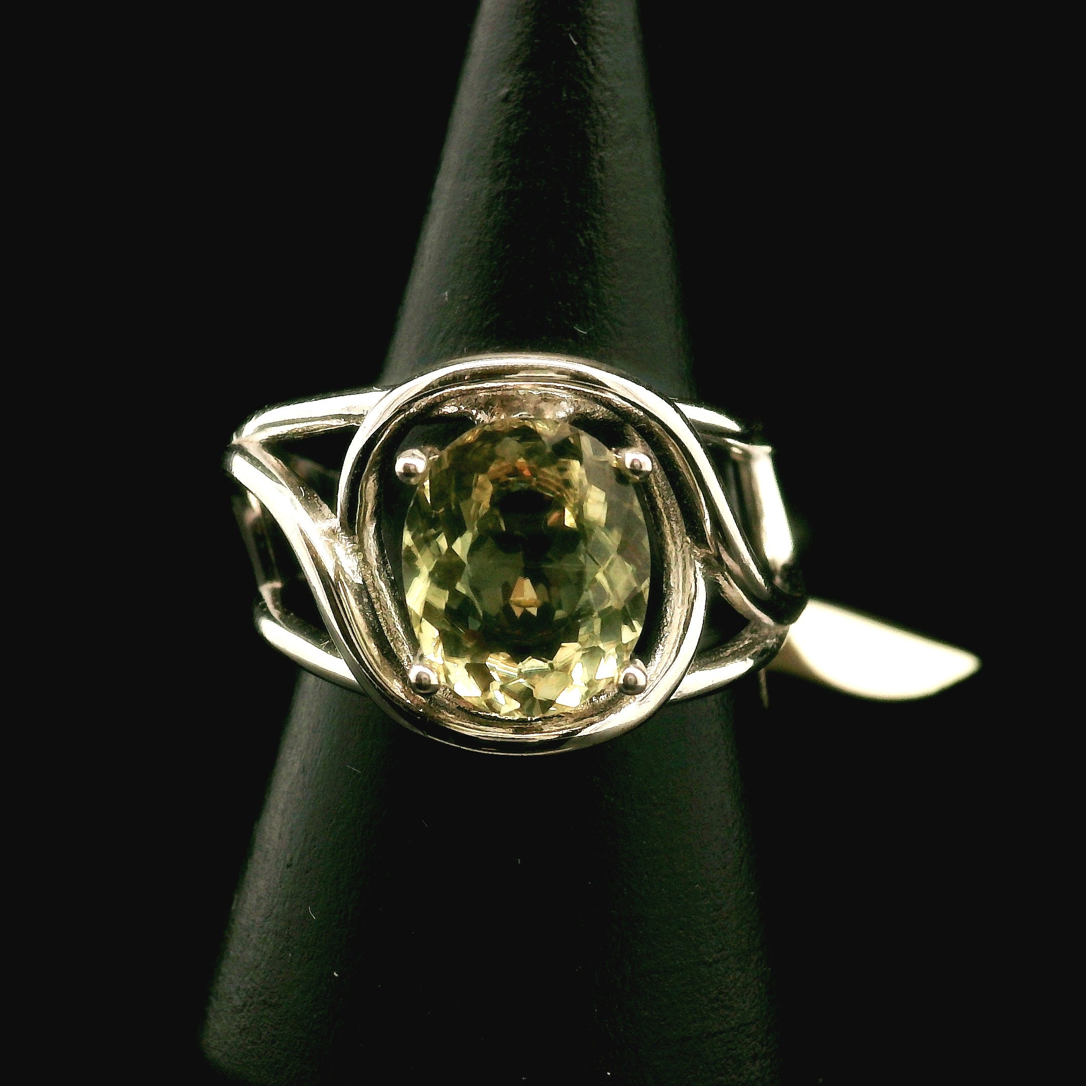 Diaspore Cuff Ring .925 Silver for Transitions & New Beginnings