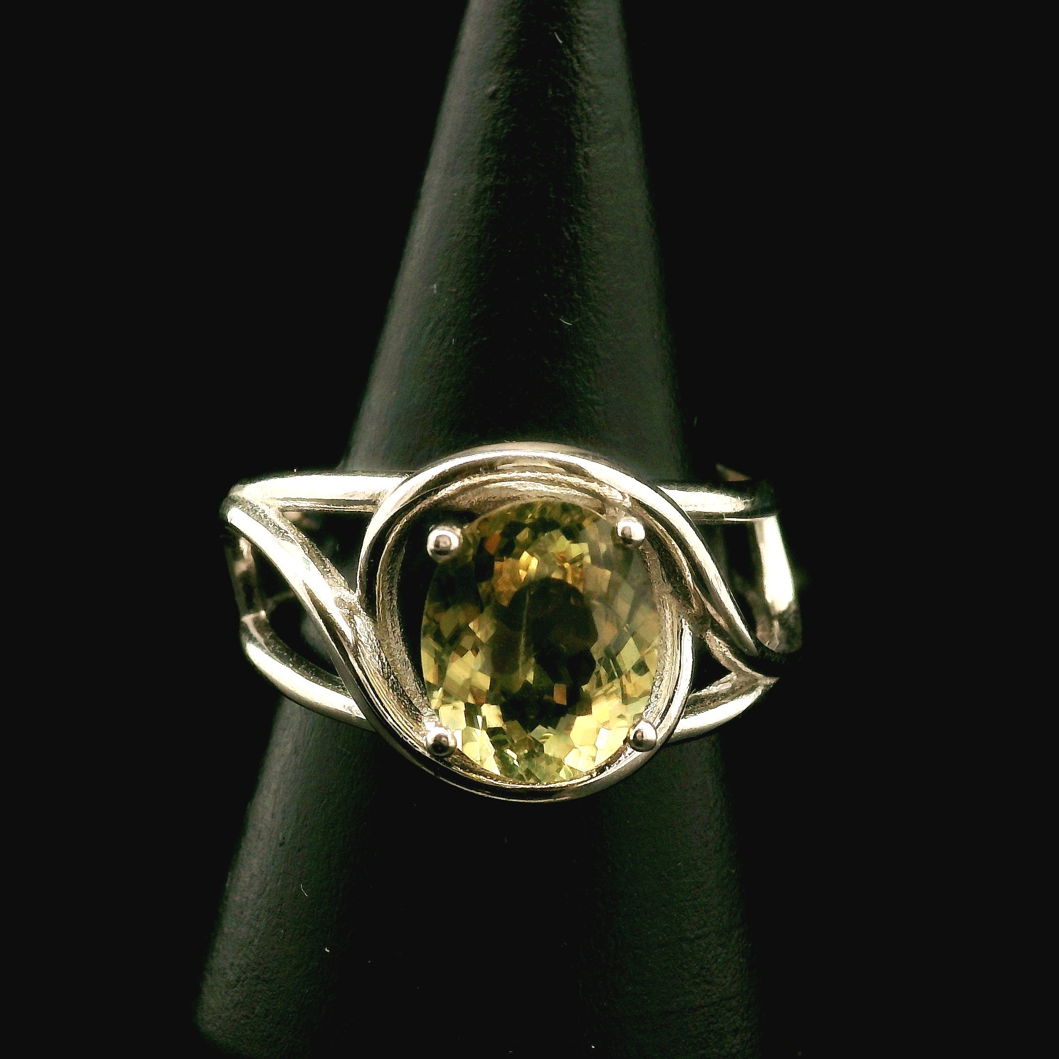 Diaspore Cuff Ring .925 Silver for Transitions & New Beginnings