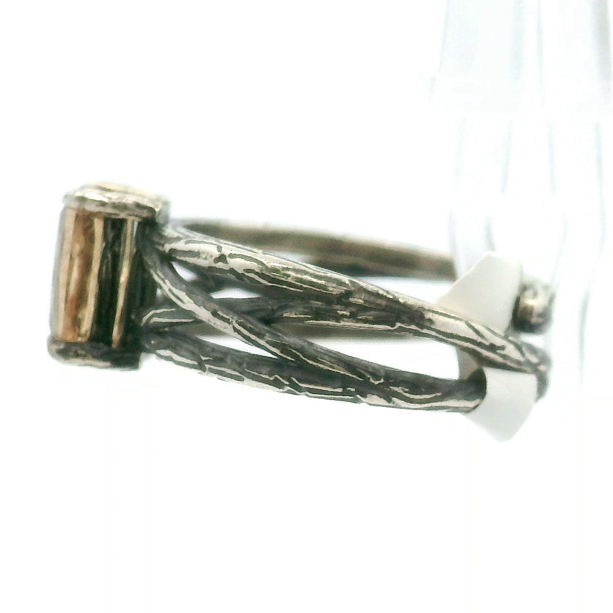 Imperial Topaz Bad Witch Cuff Ring .925 Silver for Taking Action with Purpose