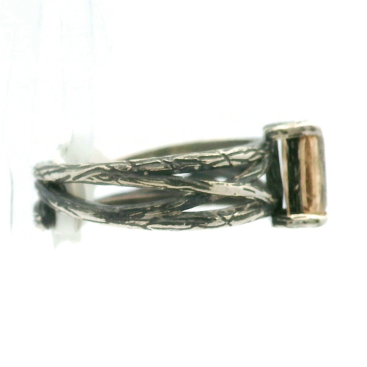Imperial Topaz Bad Witch Cuff Ring .925 Silver for Taking Action with Purpose