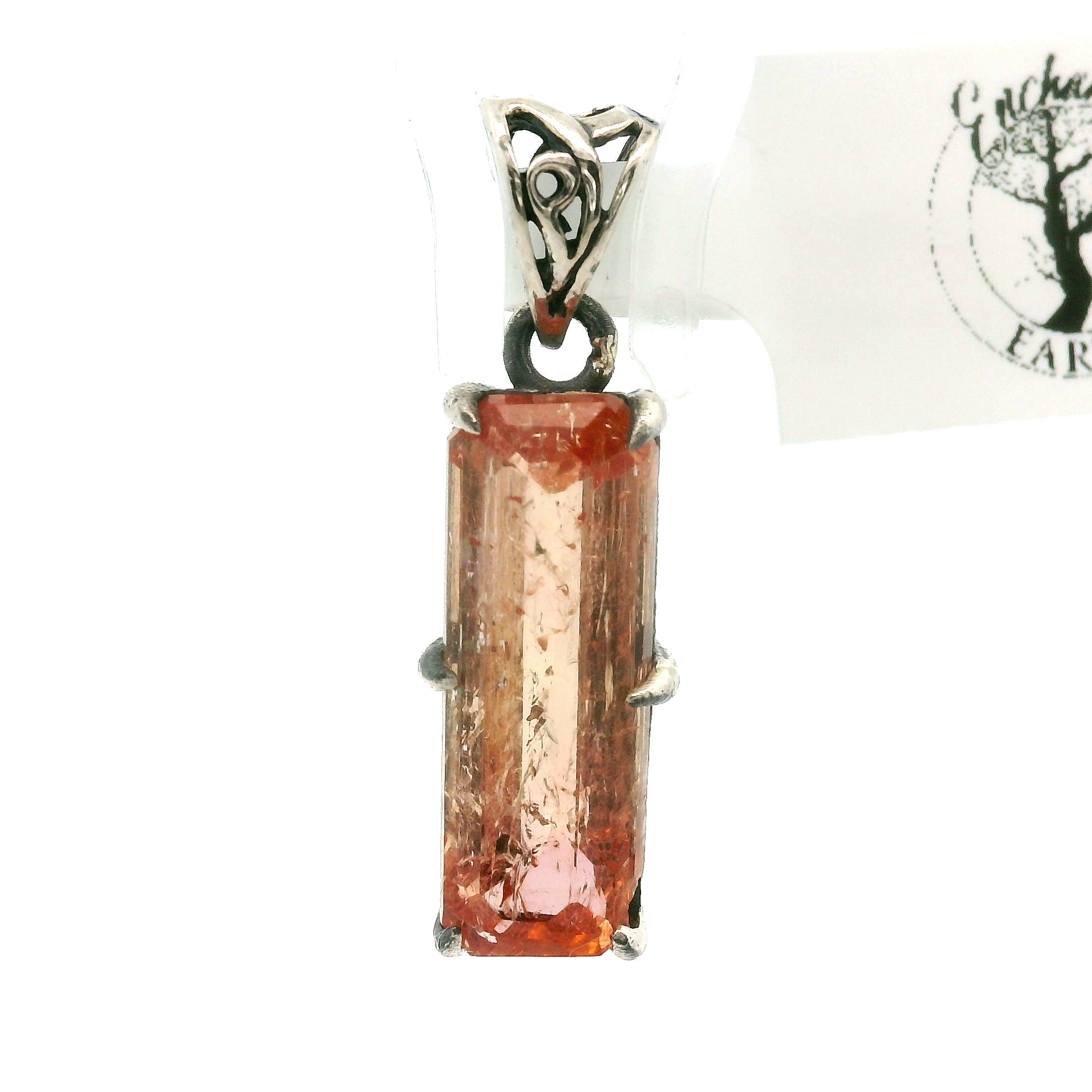 Imperial Topaz Bad Witch Pendant .925 Silver for Taking Action with Purpose