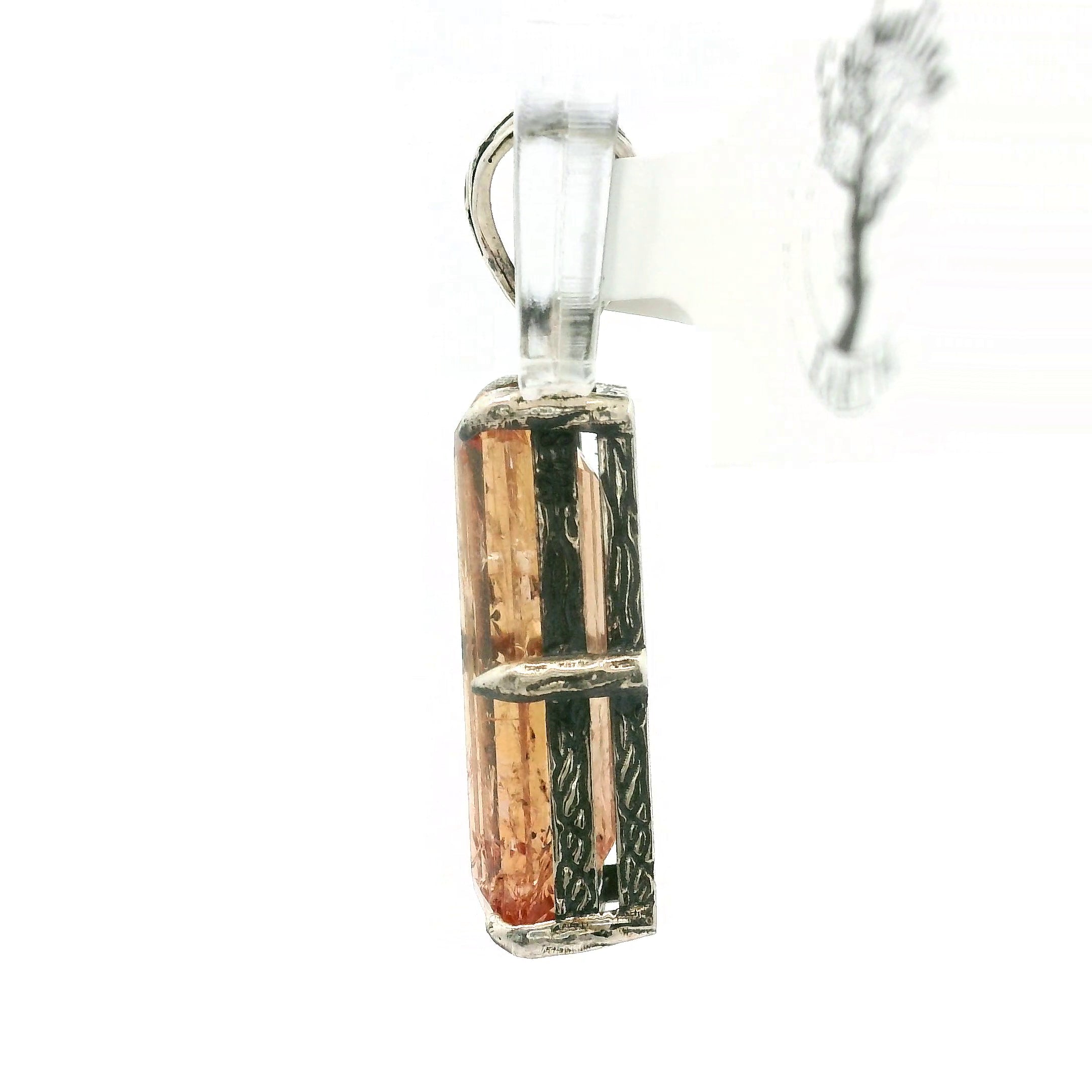 Imperial Topaz Bad Witch Pendant .925 Silver for Taking Action with Purpose