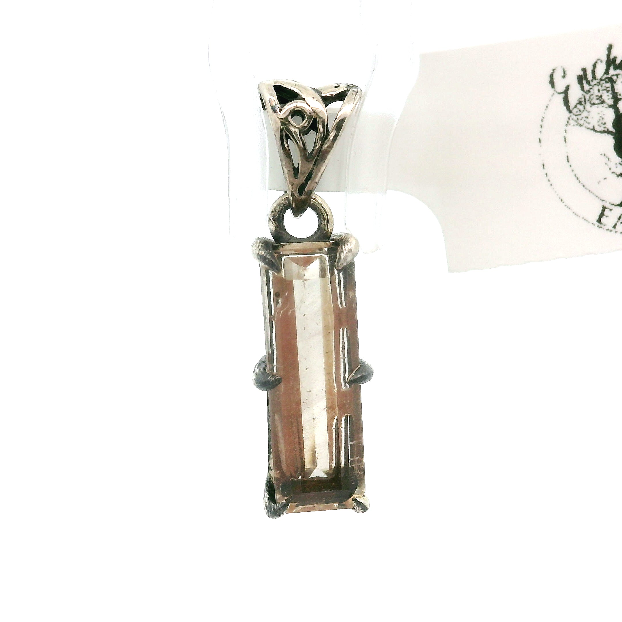 Imperial Topaz Bad Witch Pendant .925 Silver for Taking Action with Purpose