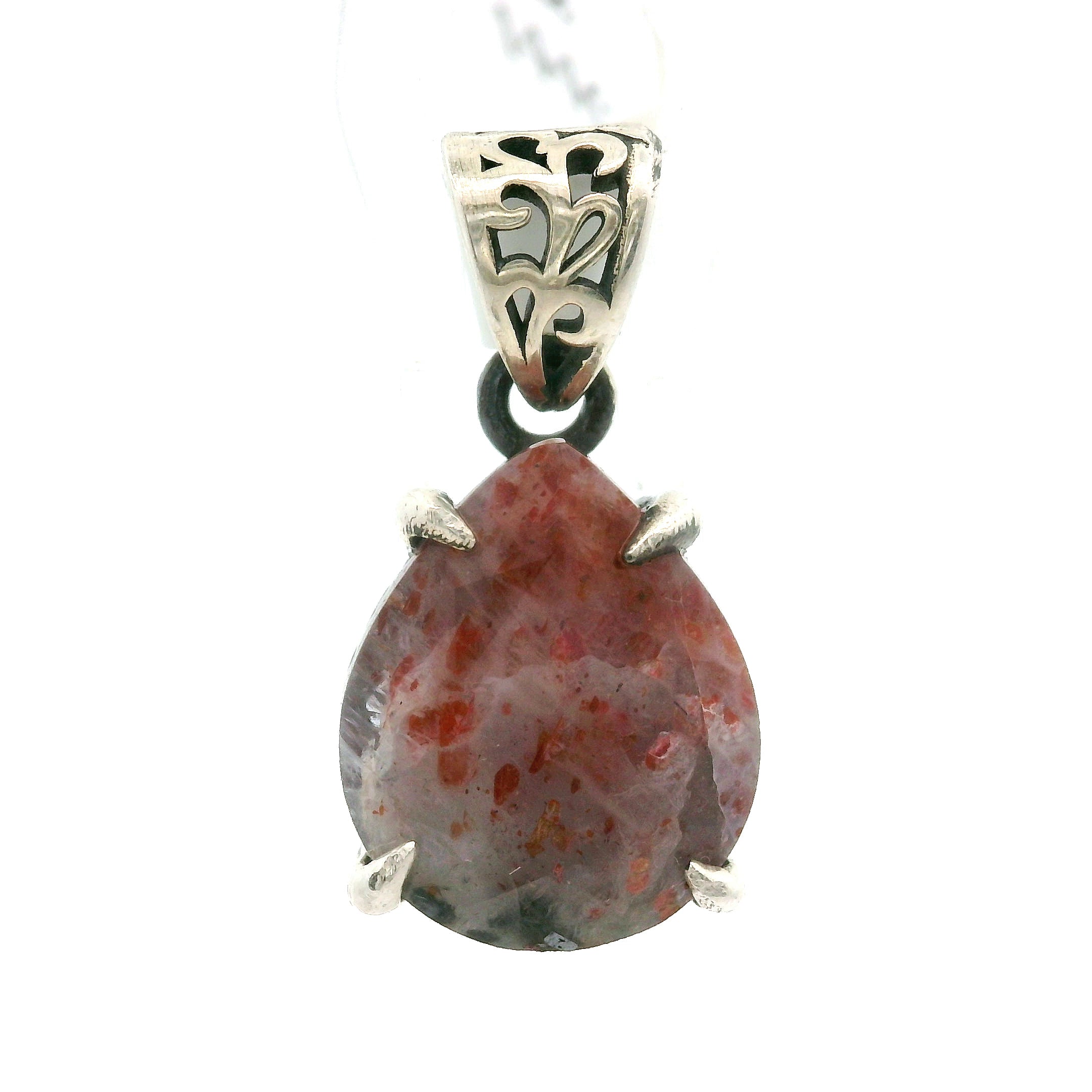 Iolite Bad Witch Pendant .925 Silver for Meditation and Positive Mindset