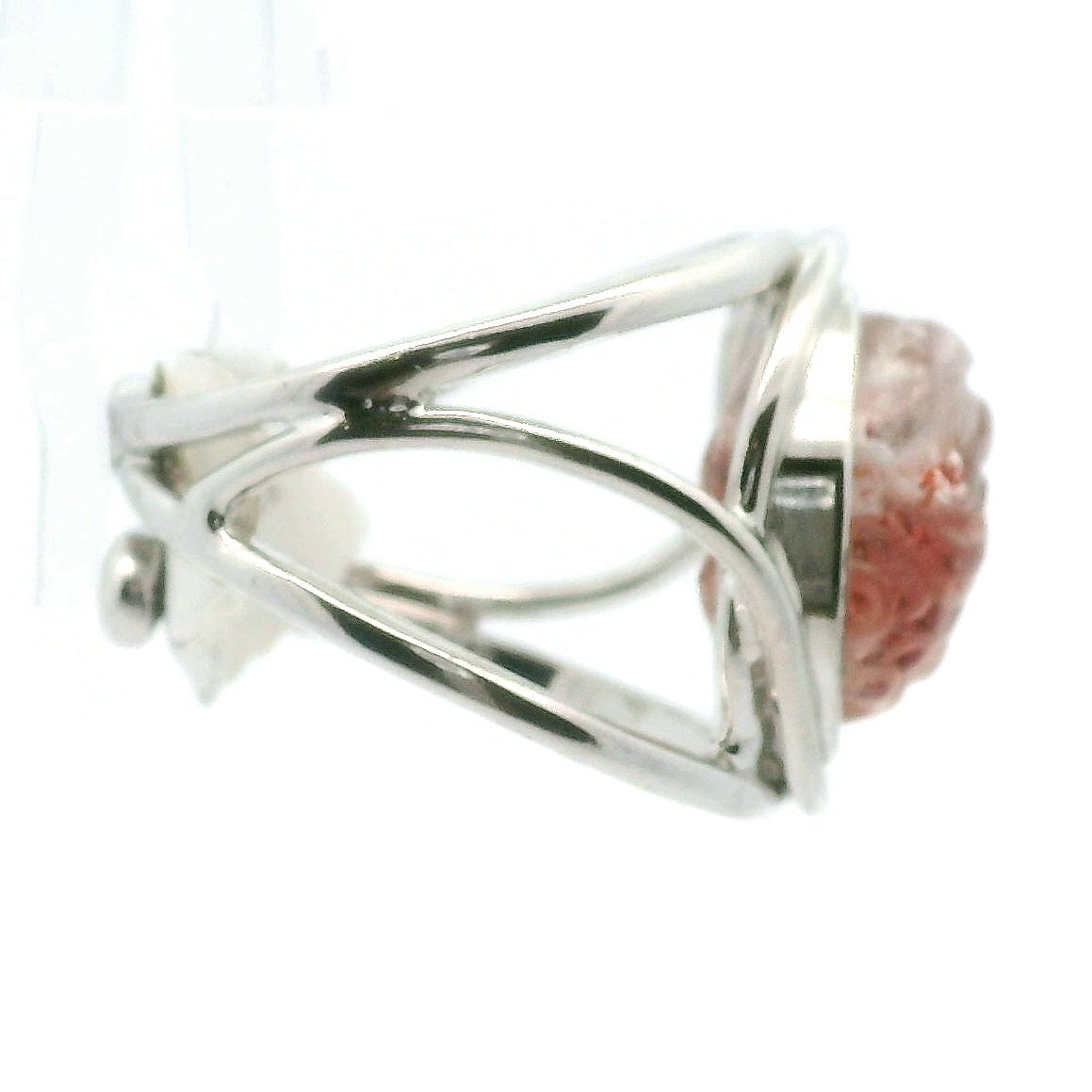 Super 7 Money Toad Cuff Ring .925 Silver (High Quality) for Awakening your Gifts and Creating your Dream Life
