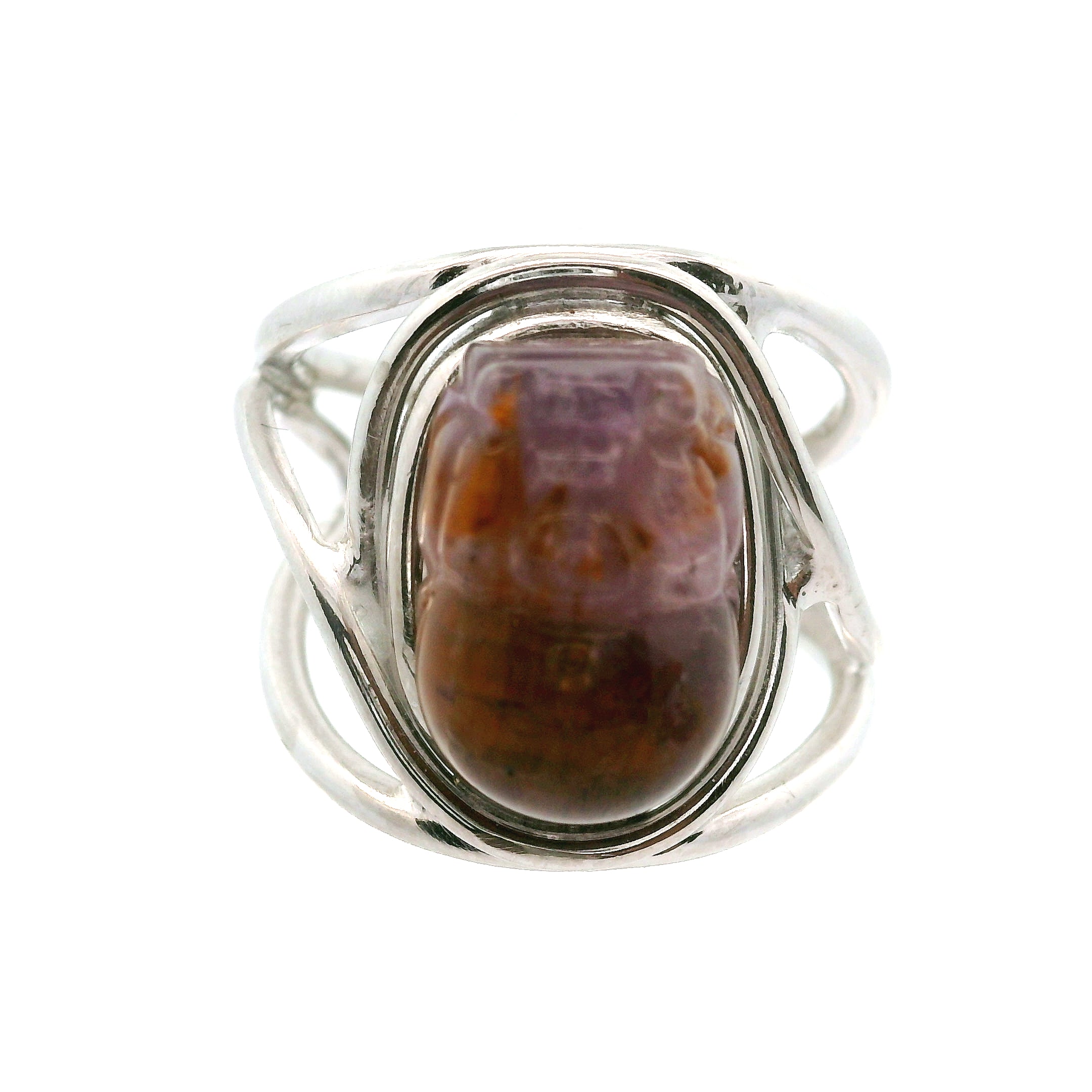Super 7 Pixchu Cuff Ring .925 Sterling Silver for Creating your Dream Life