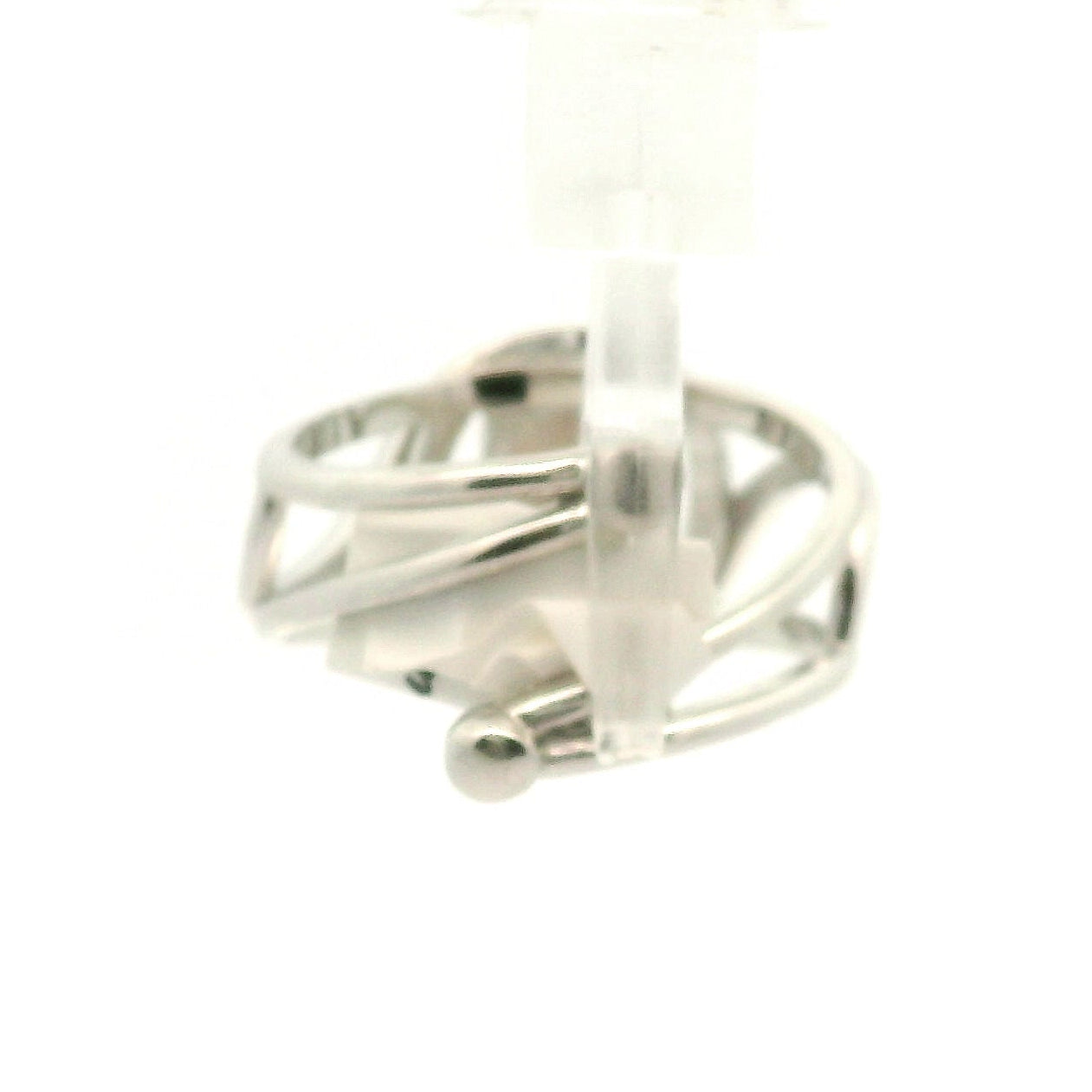 Brown Color Shift Tourmaline Midi Cuff Ring .925 Silver for Transformation