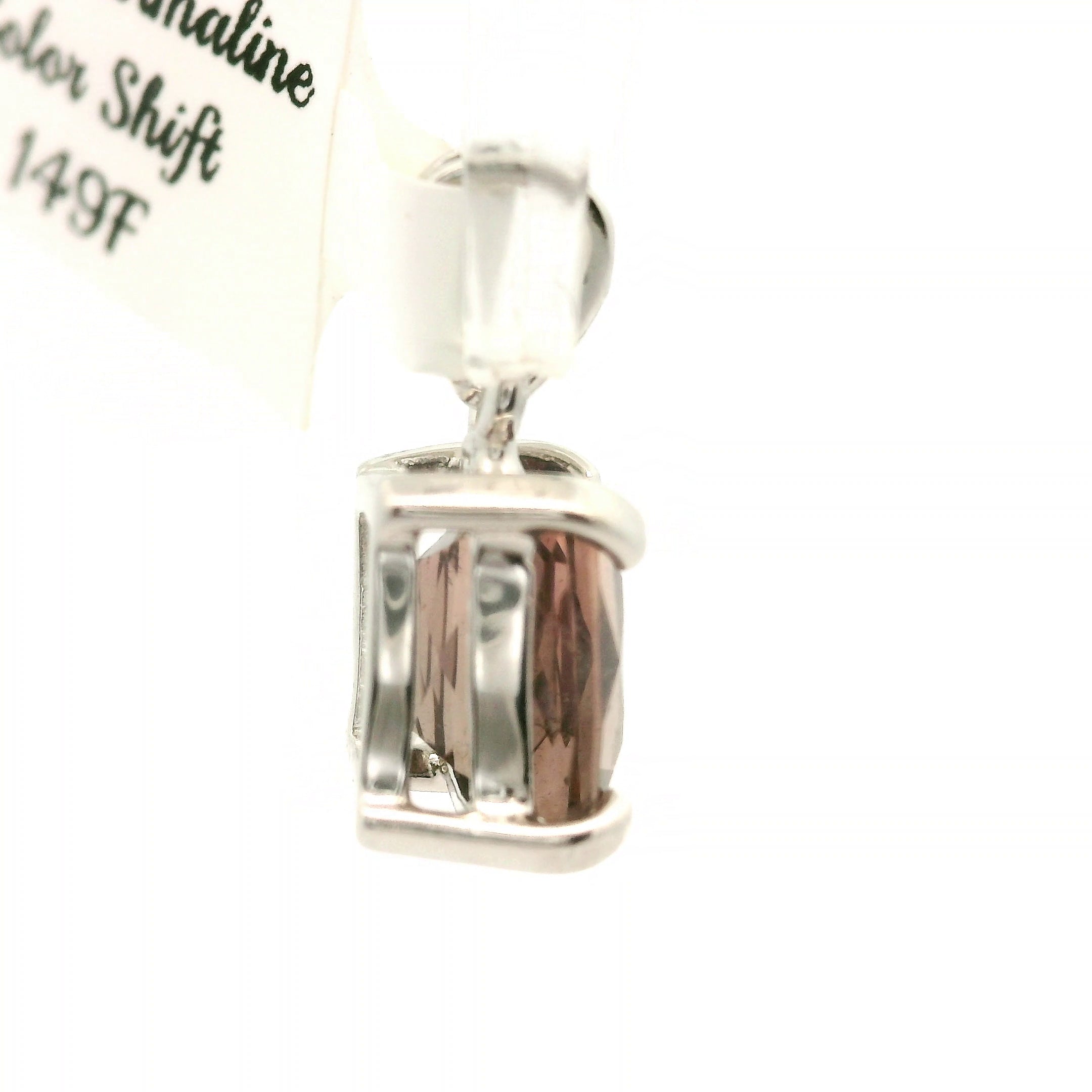 Brown Color Shift Tourmaline Pendant .925 Silver for Transformation