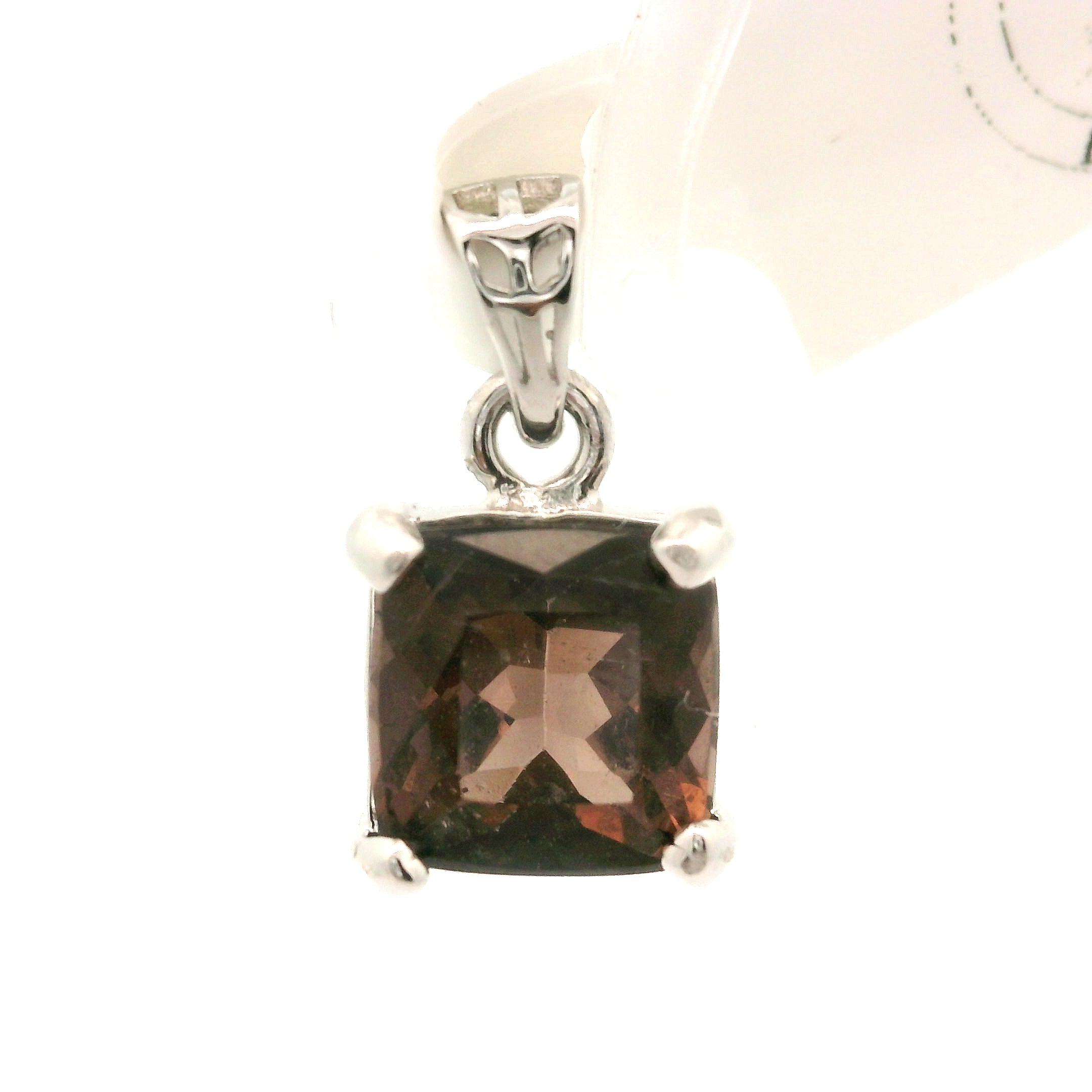 Brown Color Shift Tourmaline Pendant .925 Silver for Transformation