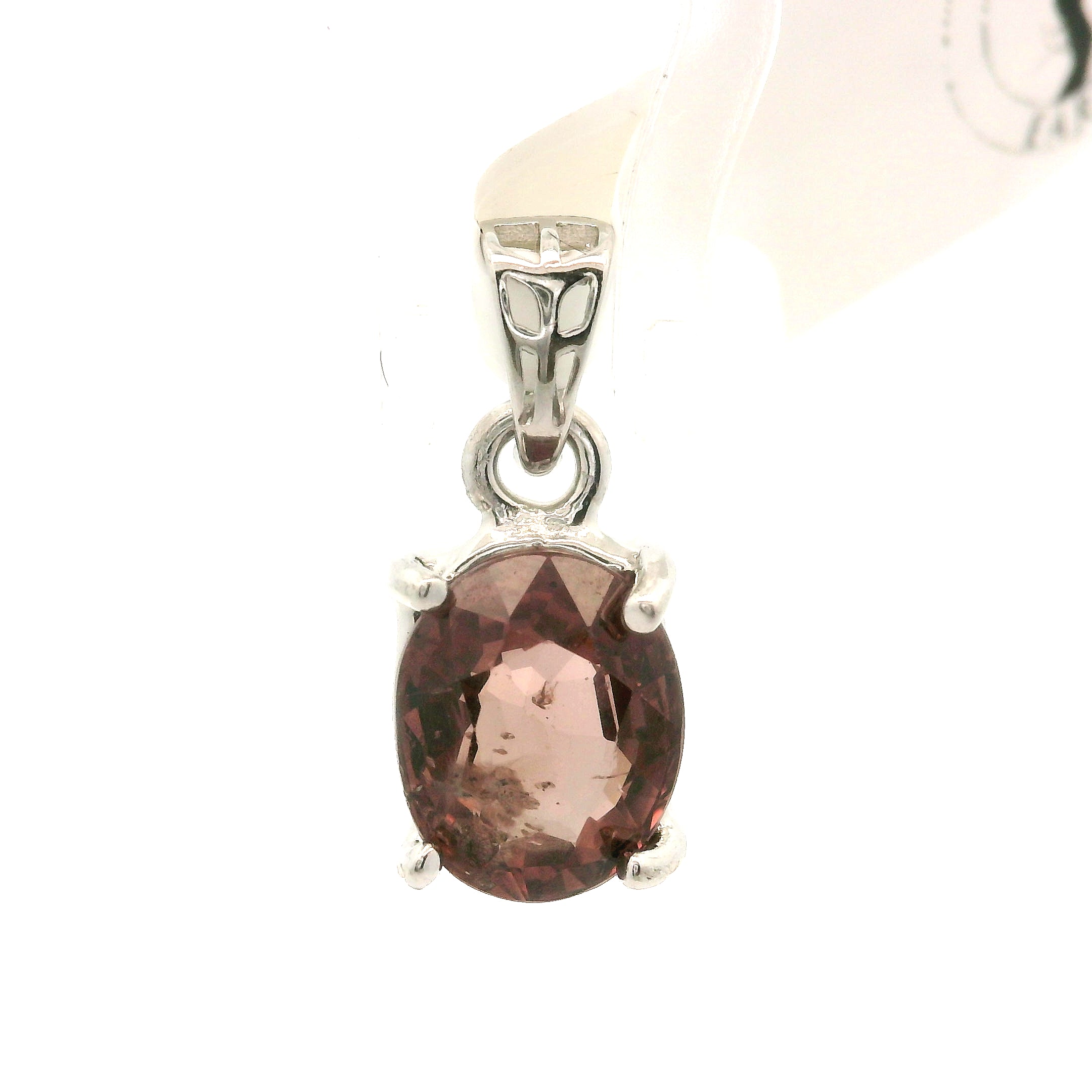 Brown Color Shift Tourmaline Pendant .925 Silver for Transformation